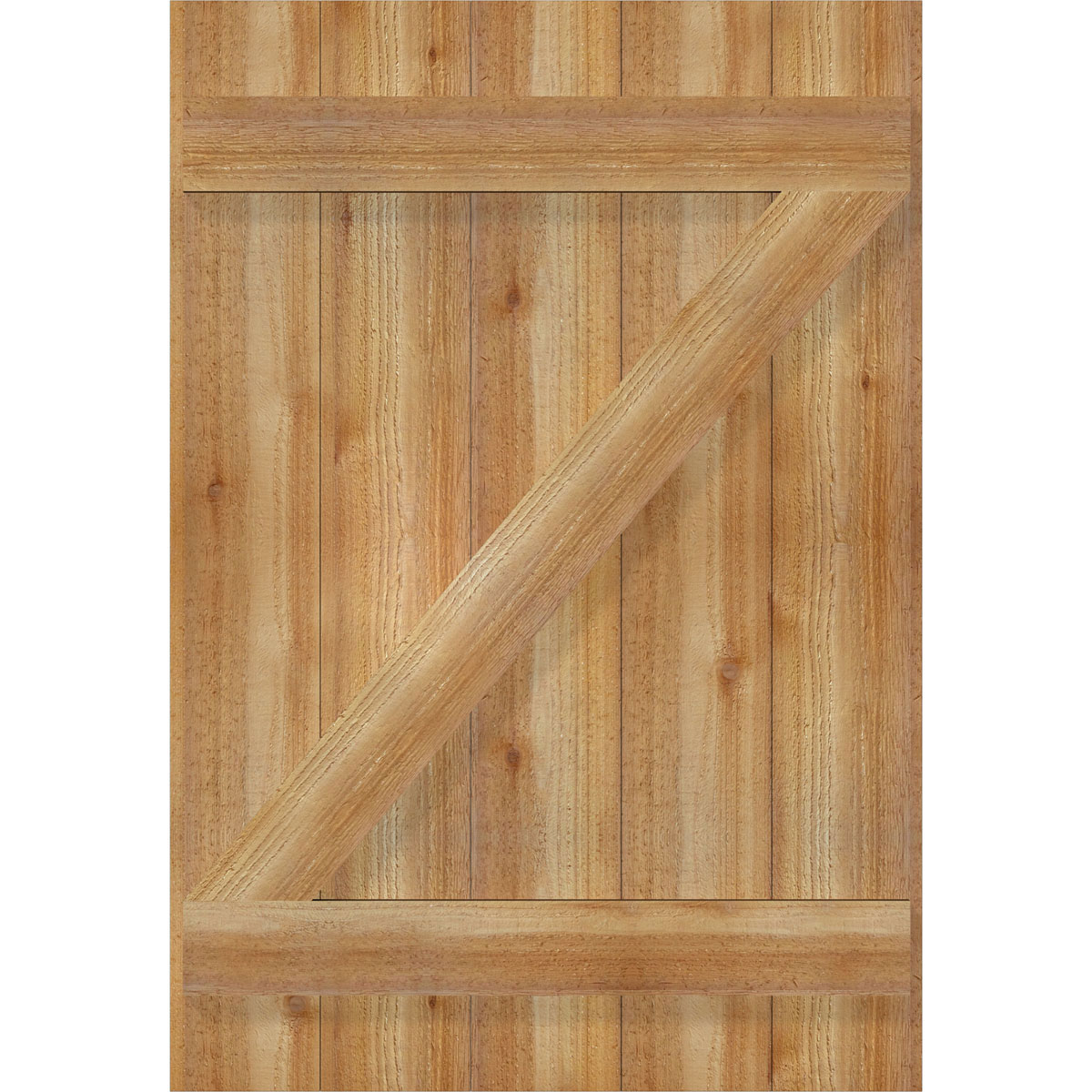 Ekena Millwork RBJ06Z26X039RWR Exterior-Shutters - View #5
