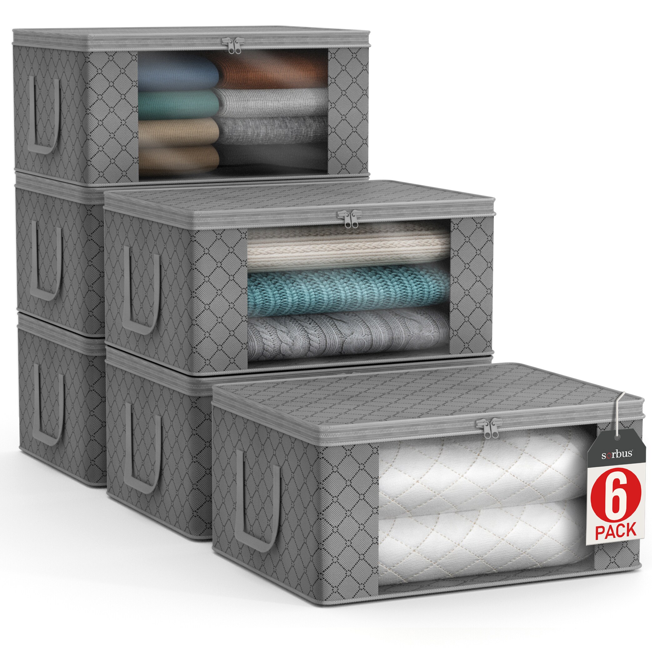 SORBUS SOK3-GRY-2PK Clothing-Storage-Accessories - View #7