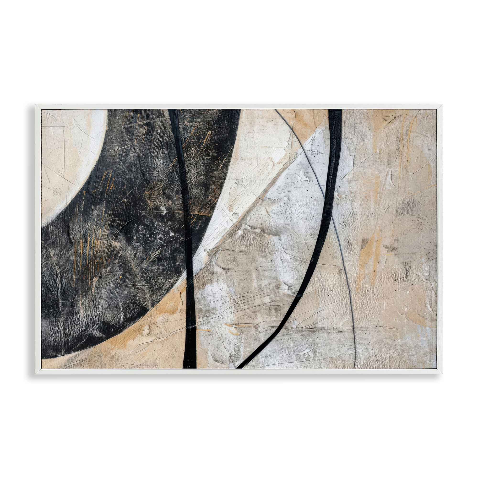 Stupell Industries BT-862-WFR-20X30 Arched Urban Abstract Framed Giclee design by LSR Creative Studio