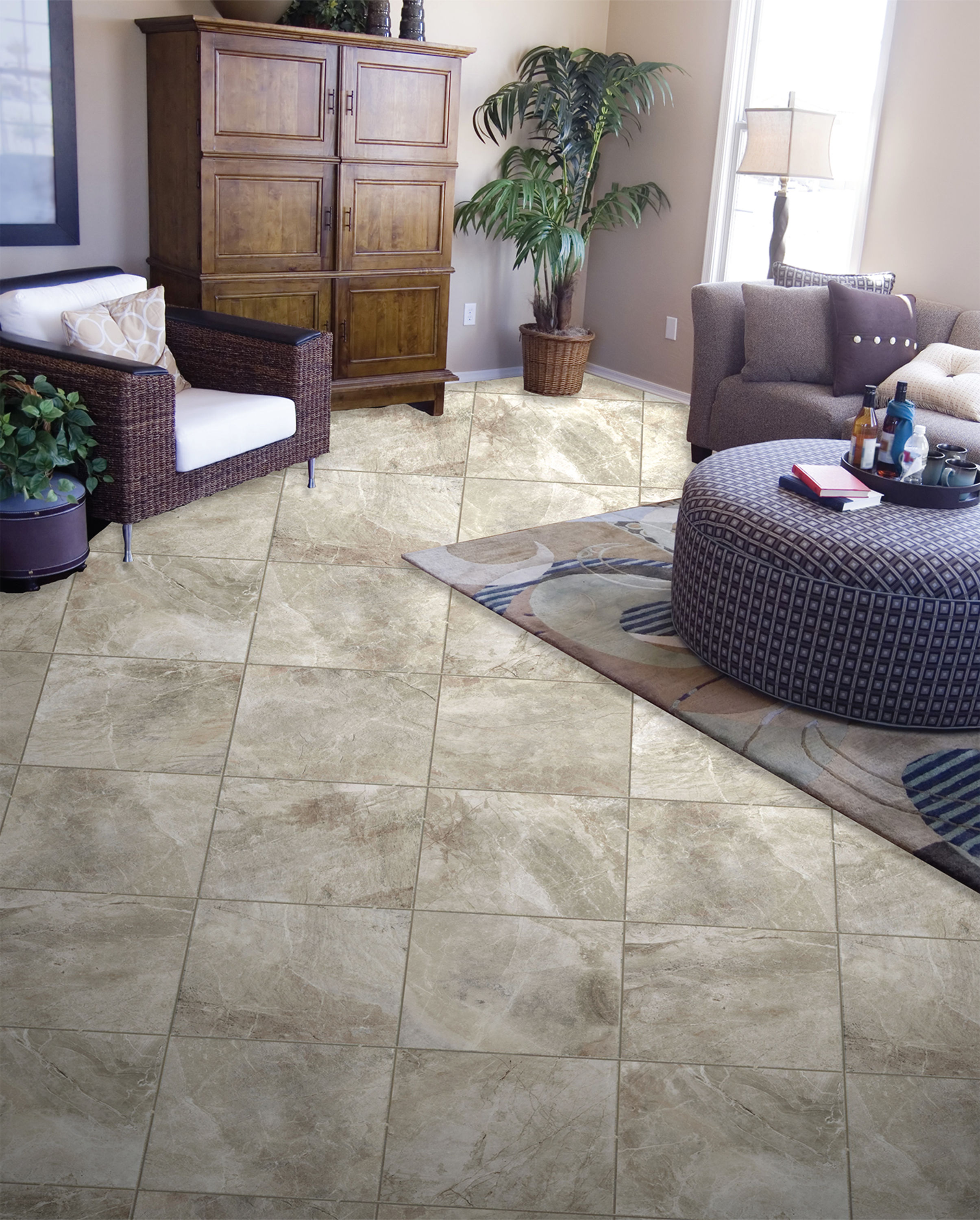 FLOORS 2000 Alor 6-Pack Taupe 12-in x 24-in Porcelain Floor and Wall ...