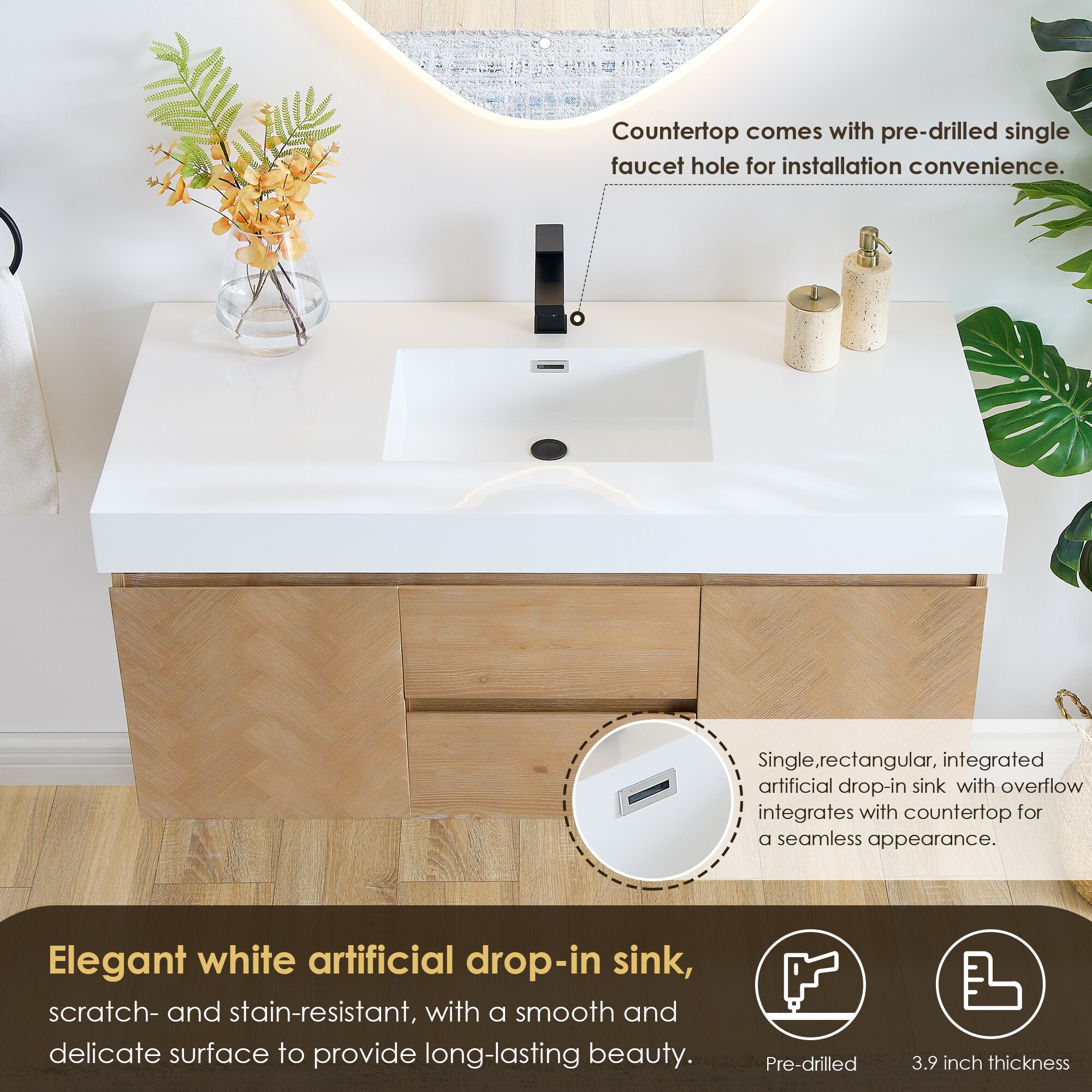 Altair 564048-LB-WH Bath-Vanity-Combo - View #5