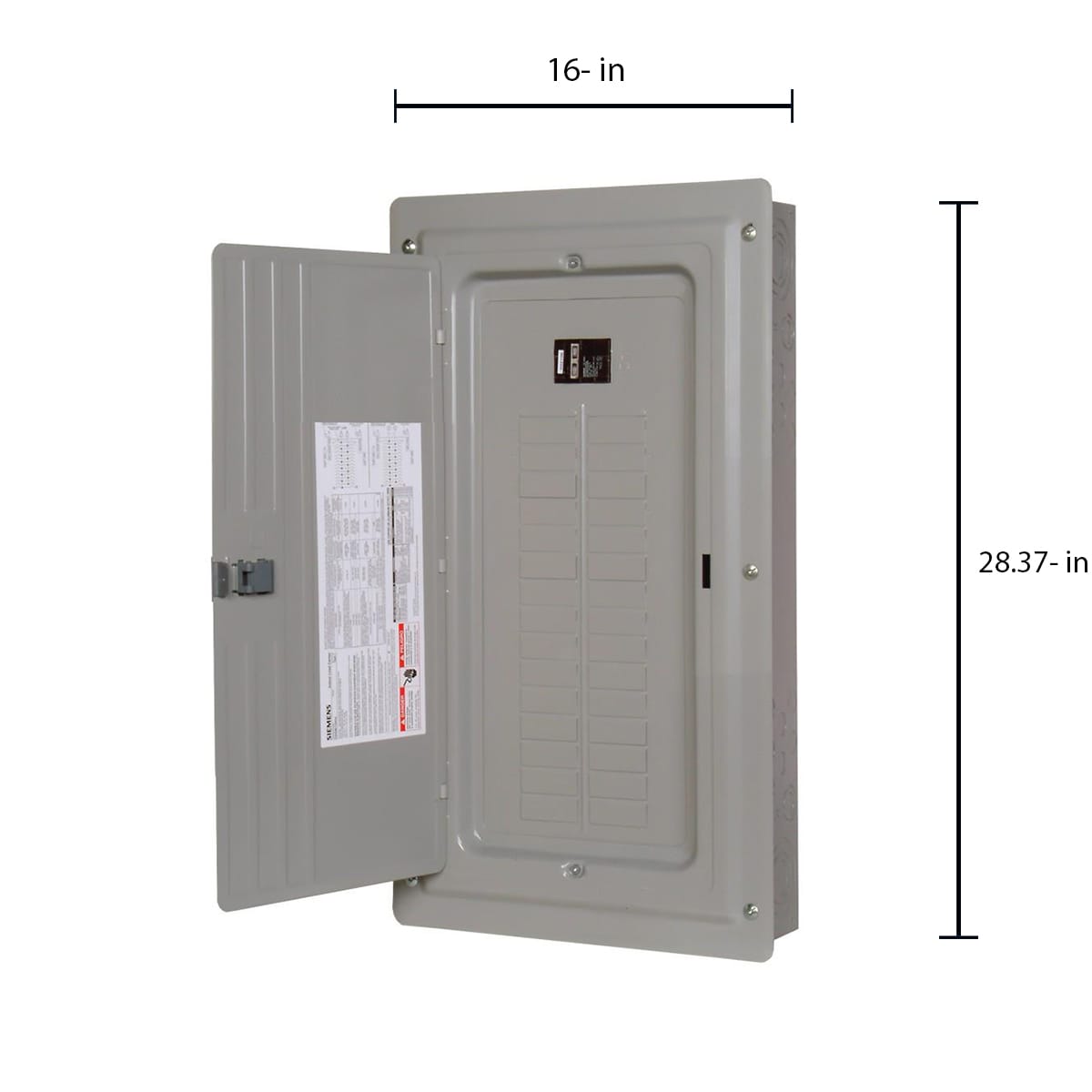 Siemens PN 100-Amp 30-Spaces 30-Circuit Indoor Convertible Main Breaker Panel Plug-on Neutral Load Center PN3030B1100C Sansujyuku sansujyuku.com