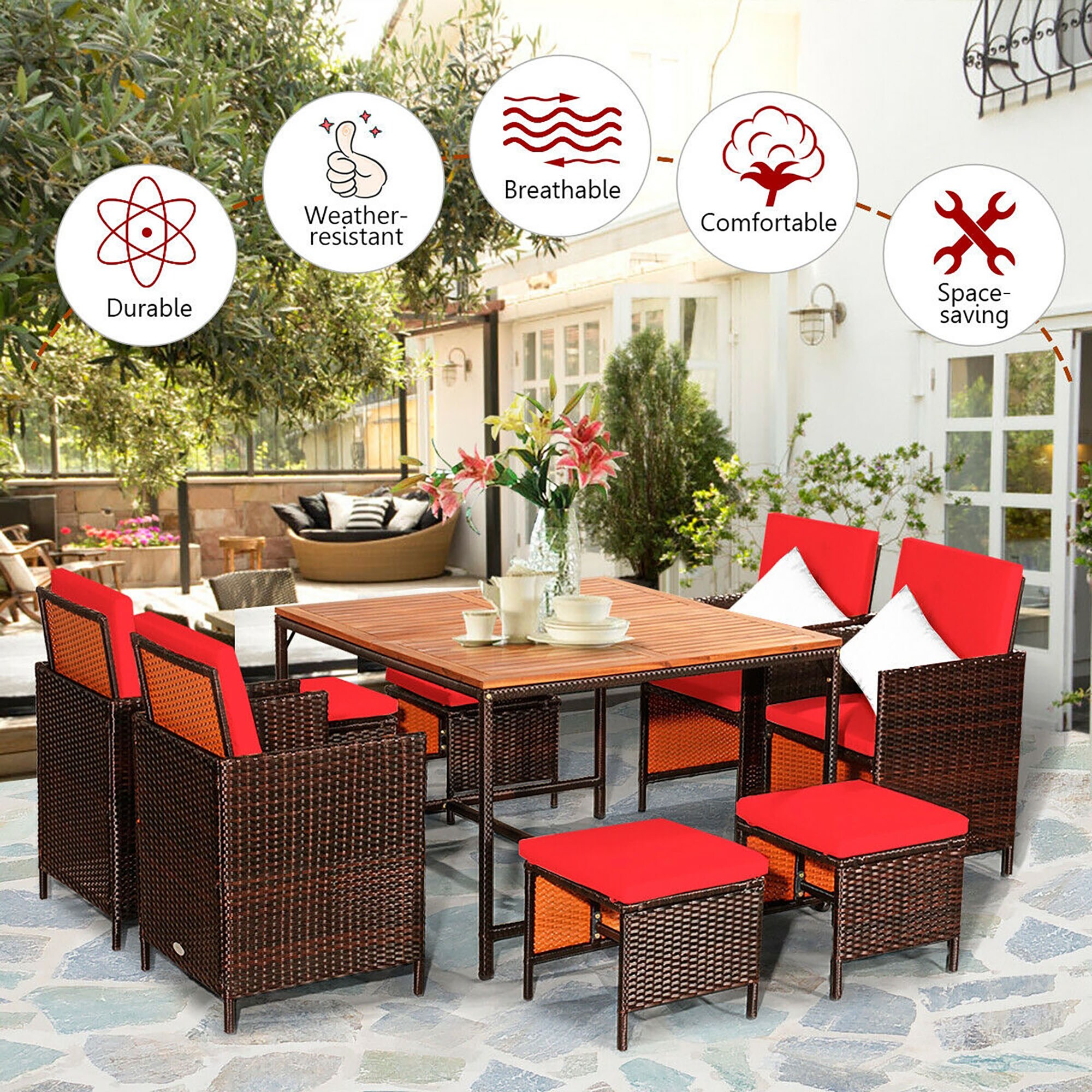 CASAINC WF-HFHW102 Patio-Conversation-Sets - View #5