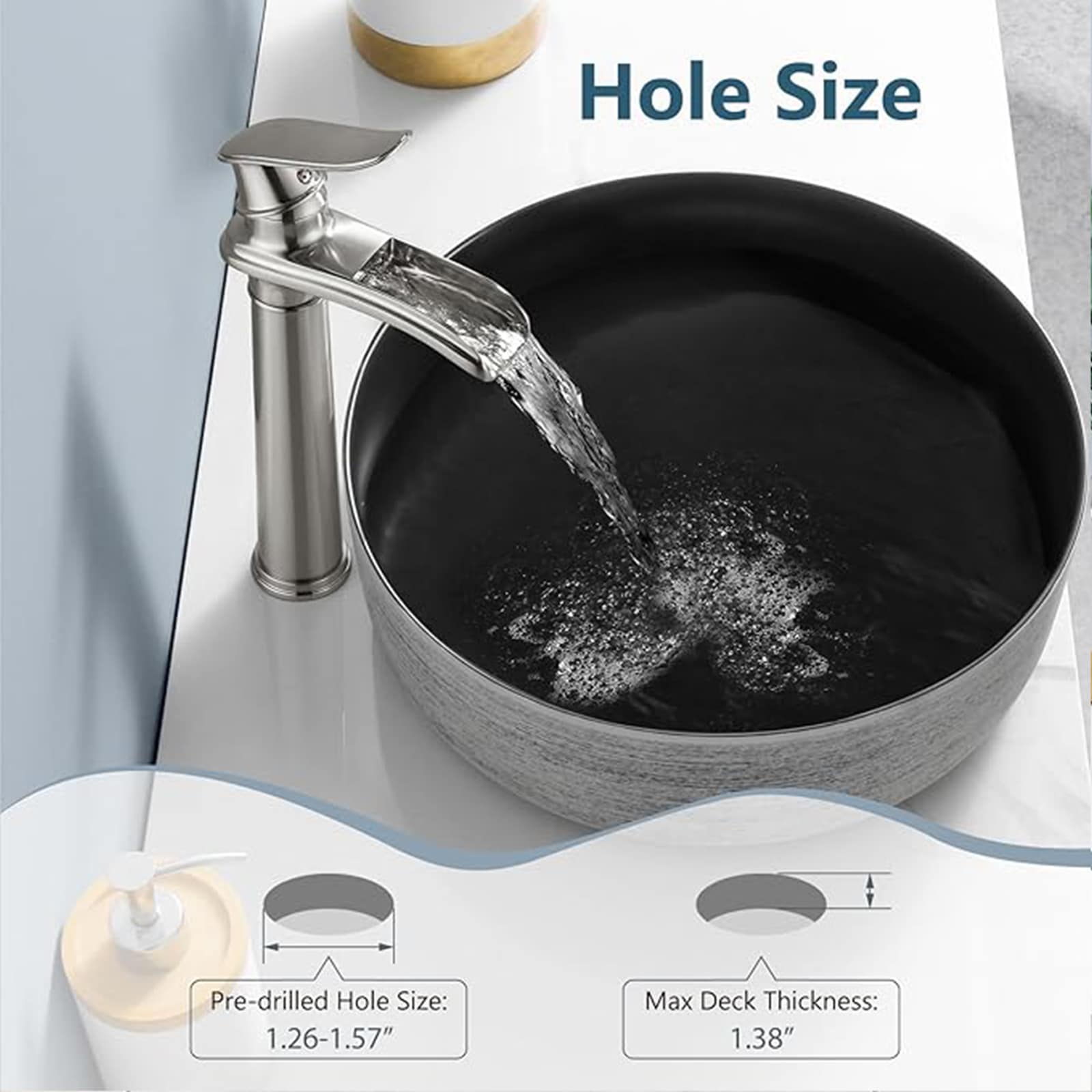 BYH VH-1007-BN Lavatory-Faucets - View #2