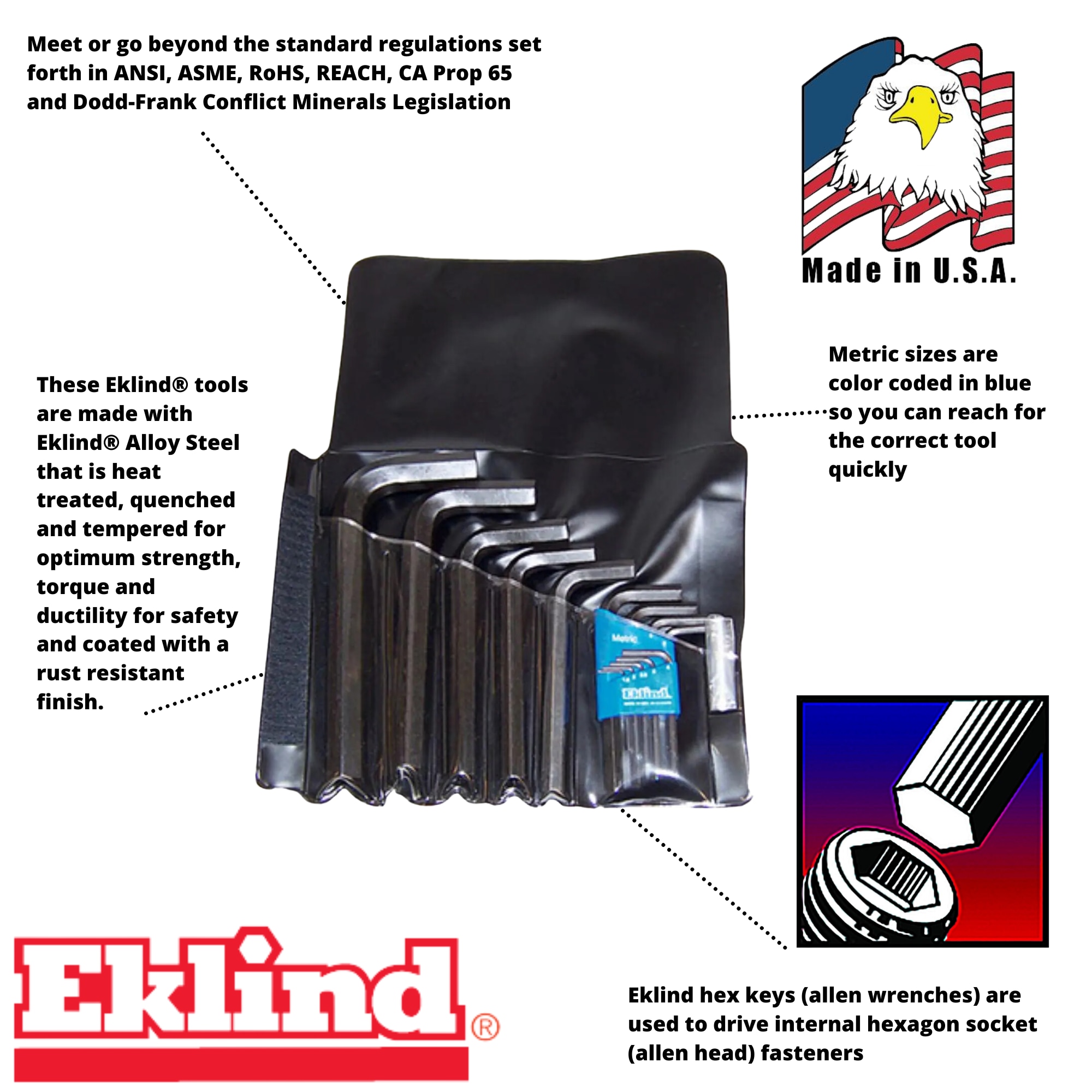 Eklind 87169 Hex-Torx-Key - View #2
