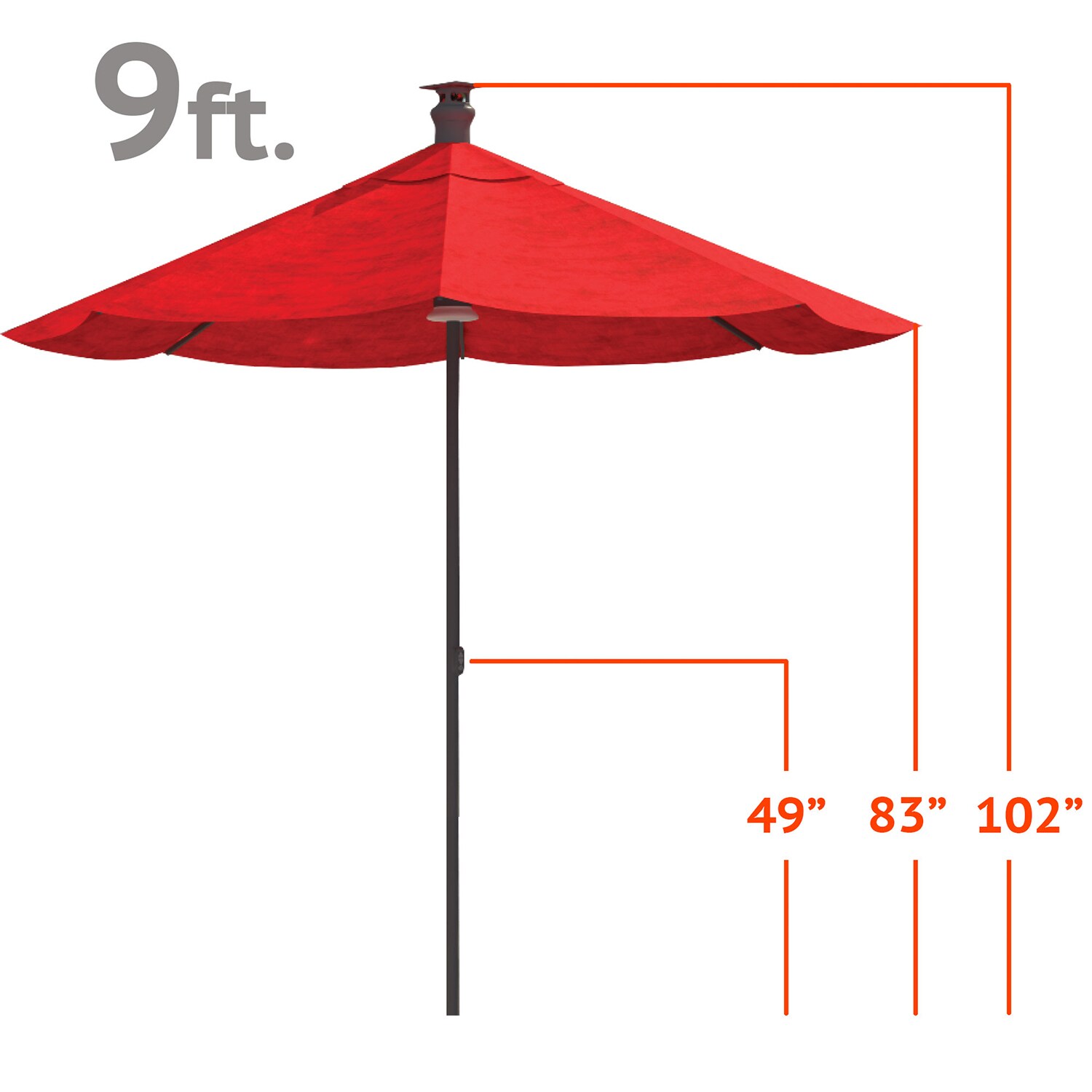 Above AB-H9-R Umbrellas-2 - View #9