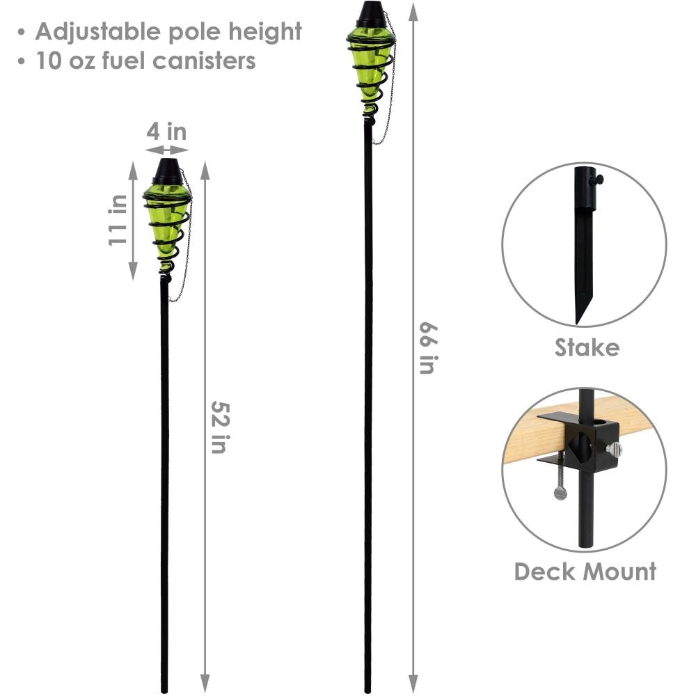 Sunnydaze Decor WKO-108-2PK Citronella-Torches - View #2