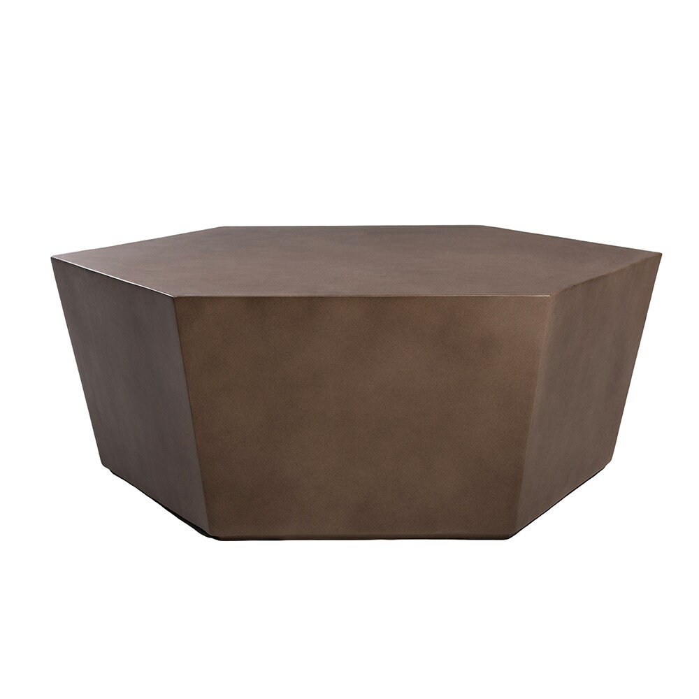 UPHA T41YHM-SK-6BX Coffee Table Hexagon Coffee 41-in W x 41-in L