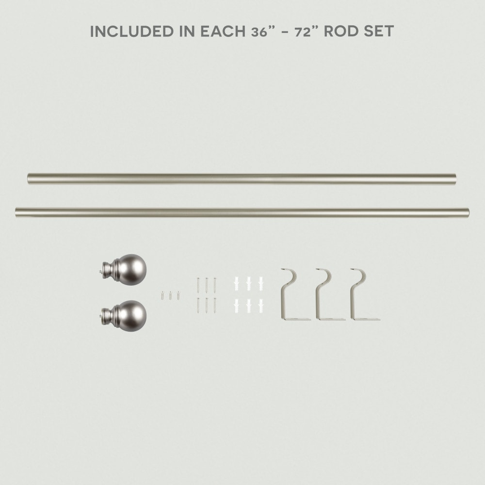 Exclusive Home ER1010-01 3672 Curtain-Rods - View #3