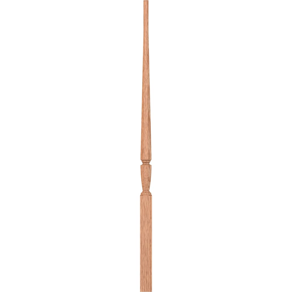 L.J. Smith Stair Systems LJP-20158-O 42 42-in x 1.75-in Unfinished Red Oak Pin Top Stair Baluster