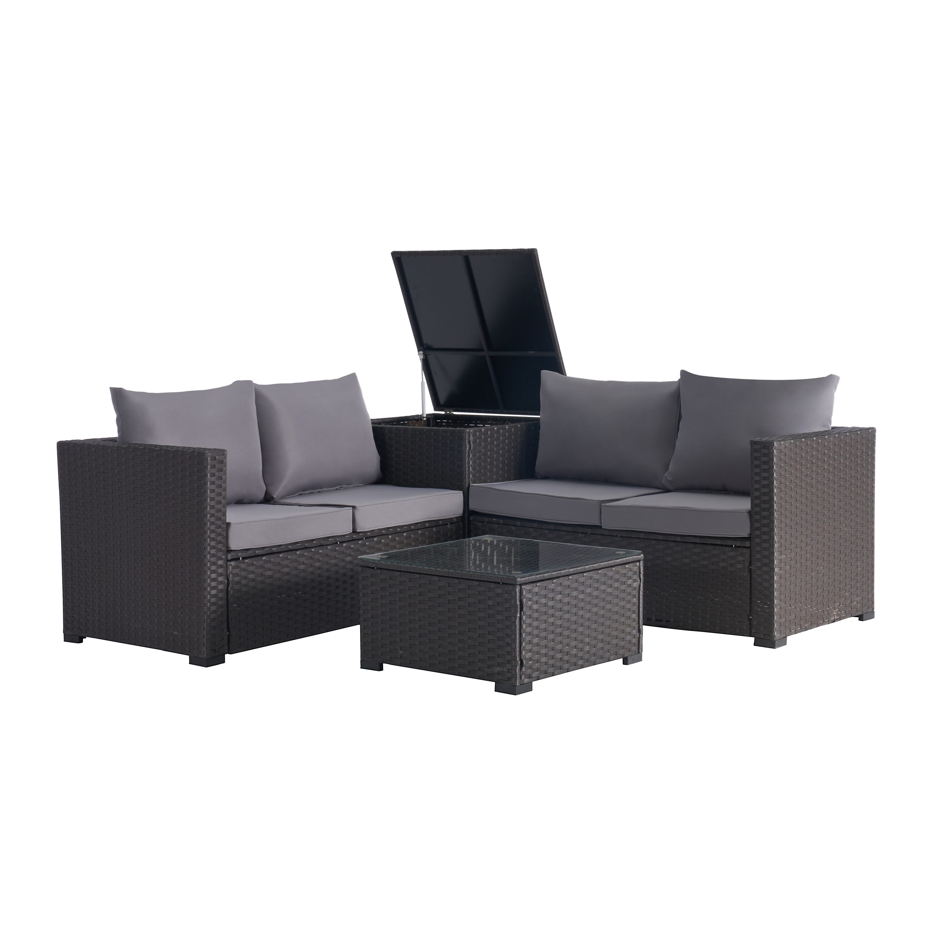SANSTAR L-WS-C3-LY Patio-Conversation-Sets - View #3