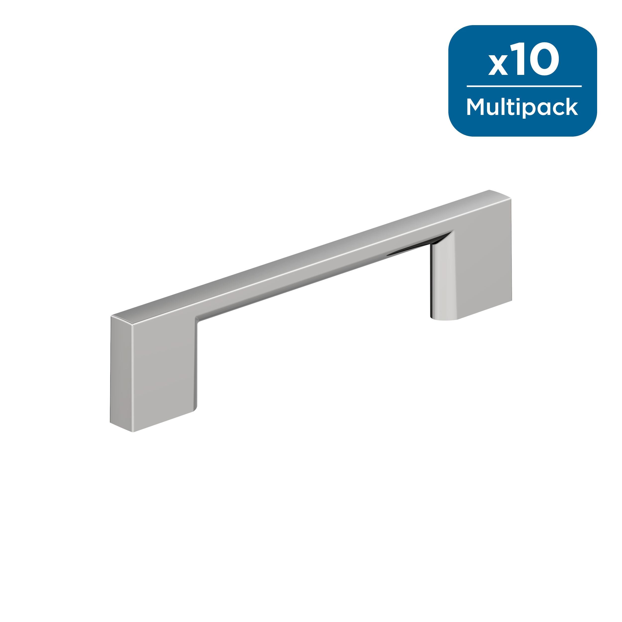 Amerock 10BX3713126 Cityscape 3-3/4-in , 96mm Center to Center Polished Chrome Cylindrical Bar 10 -Pack