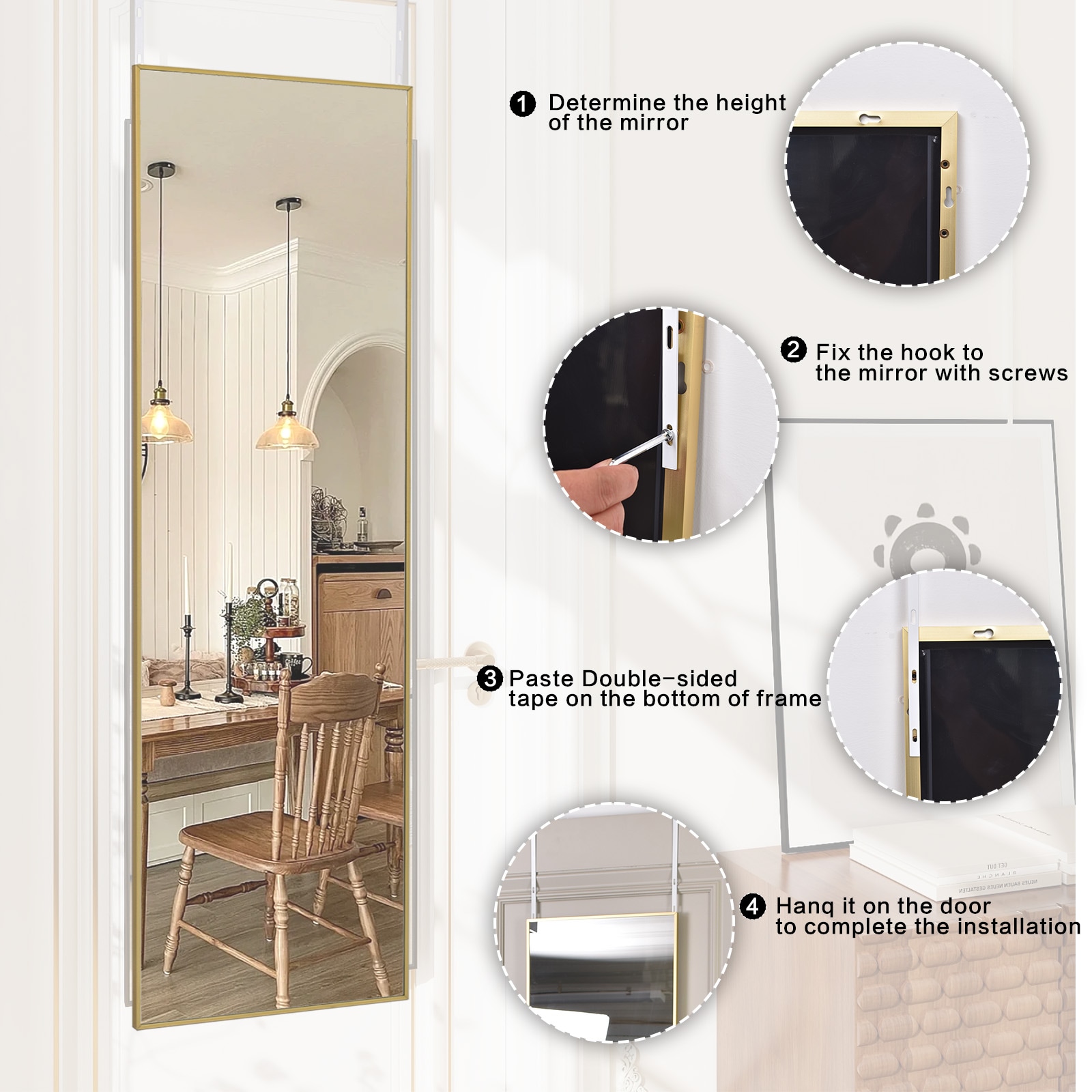 BEAUTYPEAK GJ1348G Decor-Mirrors - View #4