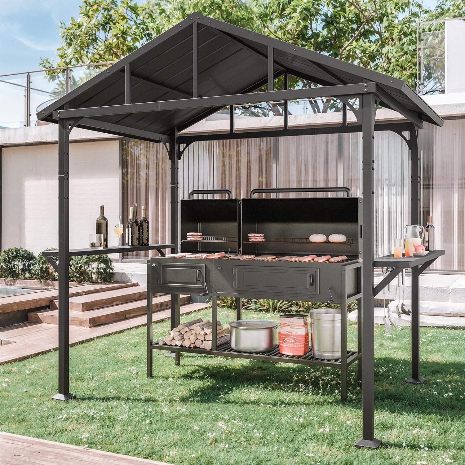 ALAULM LS-85IRON Wood-Resin-Gazebos - View #10