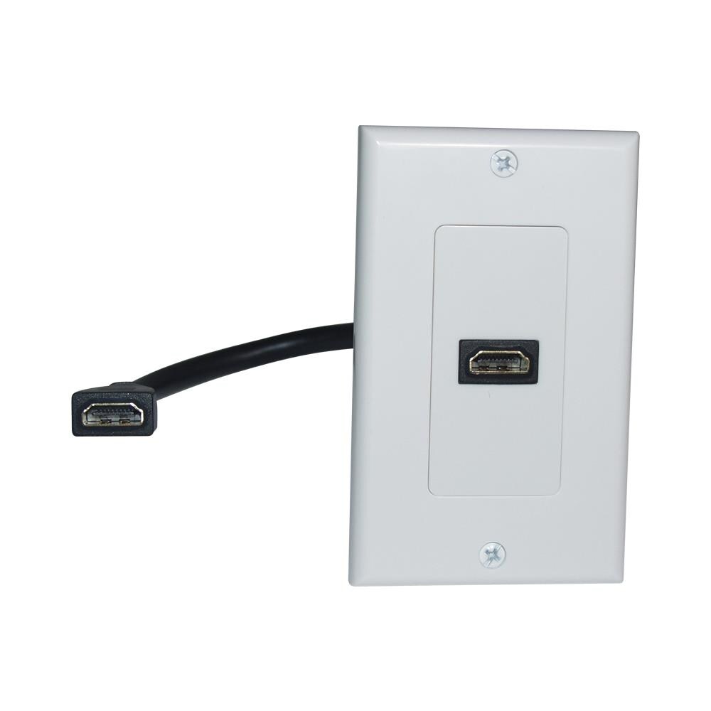 Comprehensive CMP08234  WP-HM1PT HDMI Wallplate 1 Port Pigtail