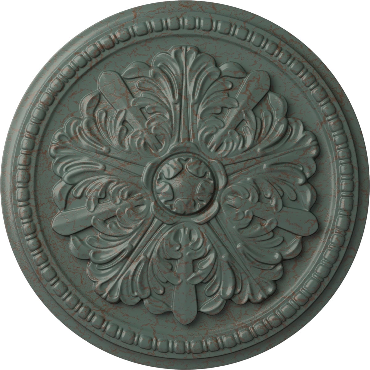 Ekena Millwork CM16SWCBC Swindon 16.875-in W x 16.875-in L Painted Cloud Burst Crackle Polyurethane Whole Ceiling Medallion