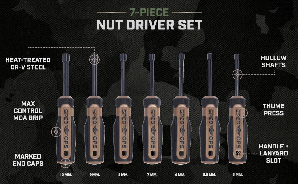 Spec Ops Tools SPEC-S-NUTSET-M Nut-Driver-Sets - View #8