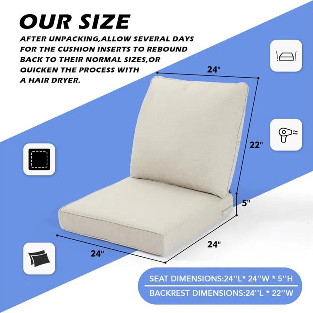 EXTRAUP YHLEUAYNCB01-BG Patio-Furniture-Cushions - View #3