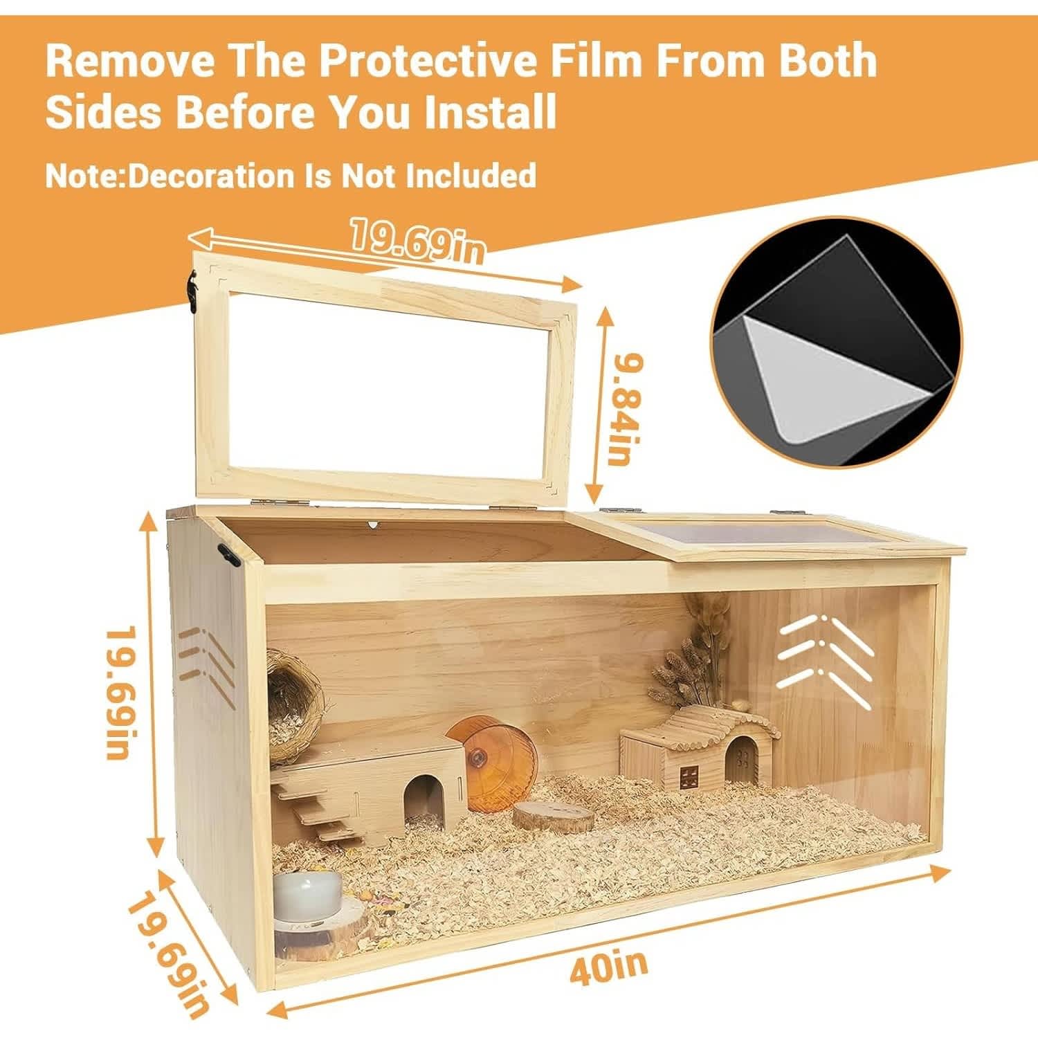 Qeetex GGL-PPS-335QQPHW Terrariums-Habitats - View #2