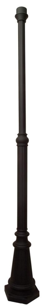 Craftmade Pad Mount Post-Watt 80-in Textured Matte Black Traditional ...