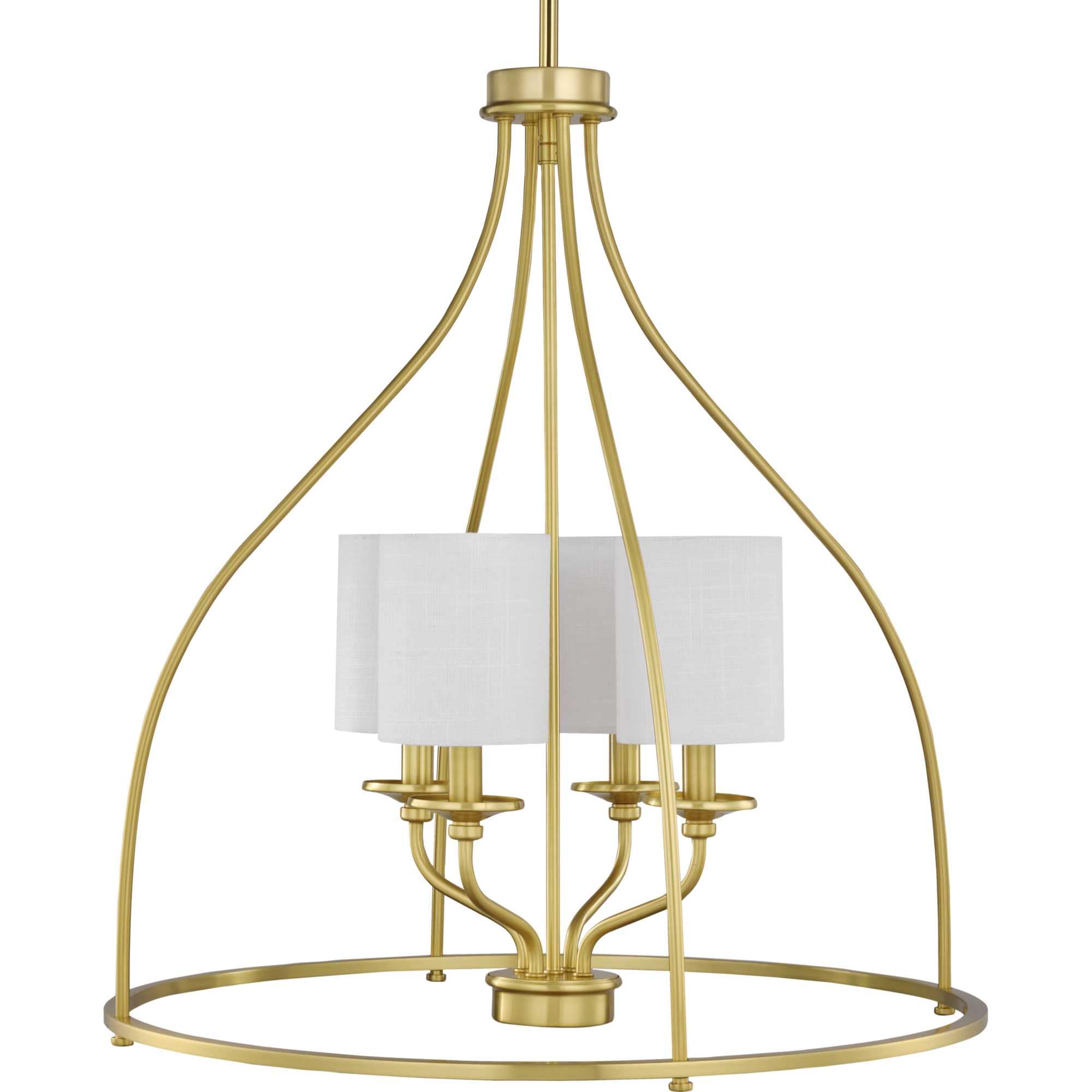 Progress Lighting Bonita 4-Light Satin Brass Transitional