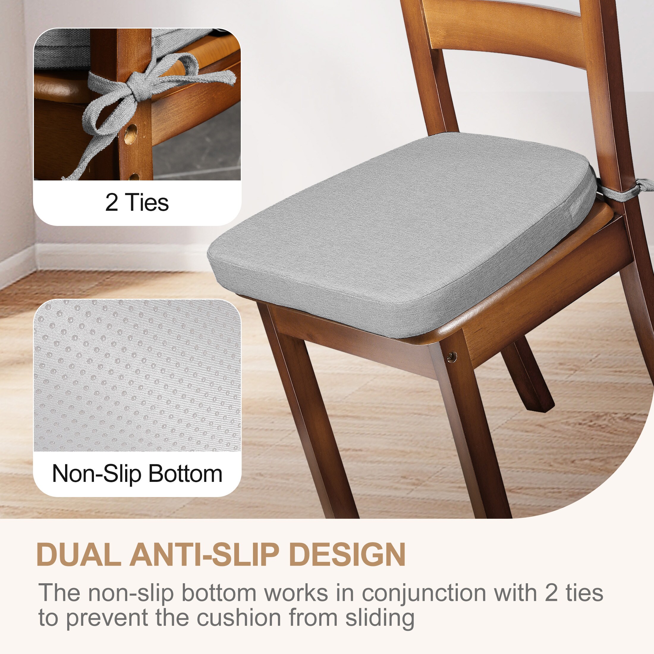 AAAAAcessories LS-DCCLH-QIANHUI-4P Indoor-Chair-Cushions - View #4