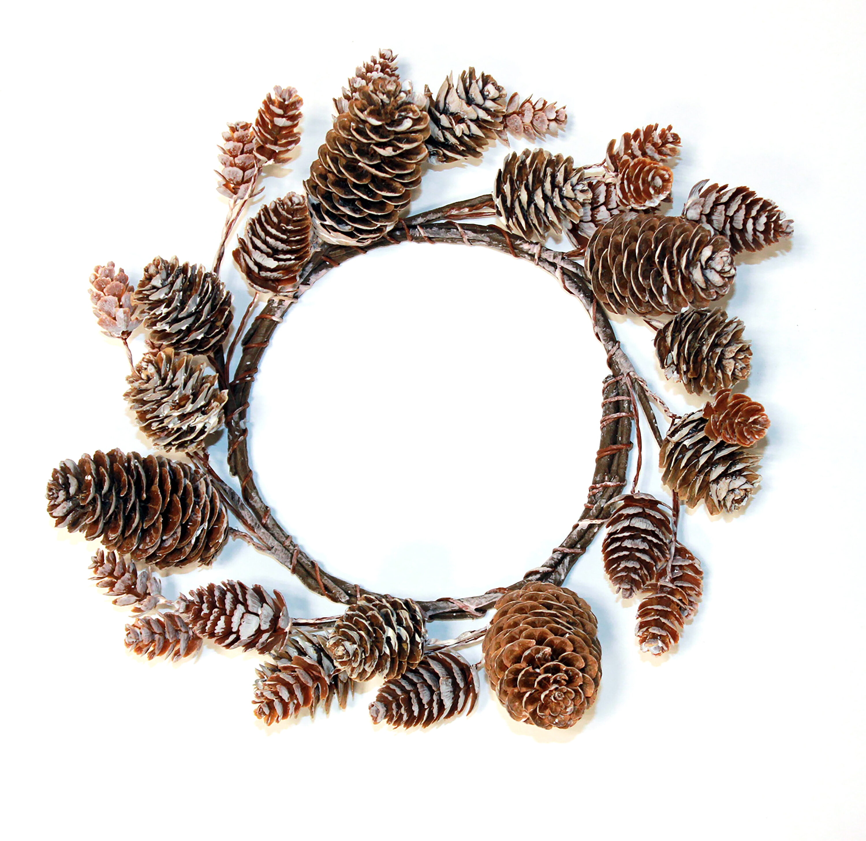 Worth Imports 12018 9-Inches Tabletop Decoration Pinecone 2 -Pack Christmas Decor