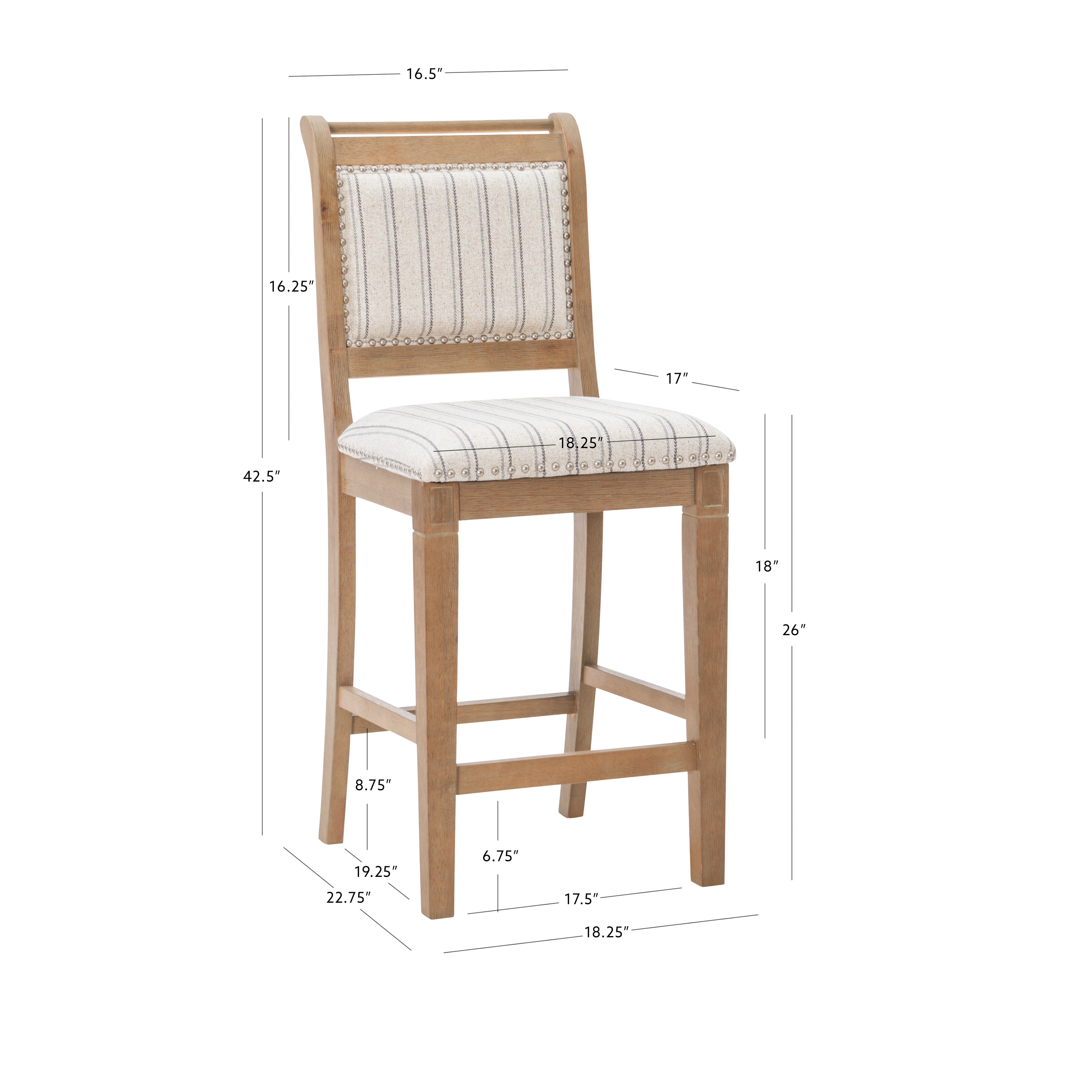 Linon CS215GRY01U stools - View #8