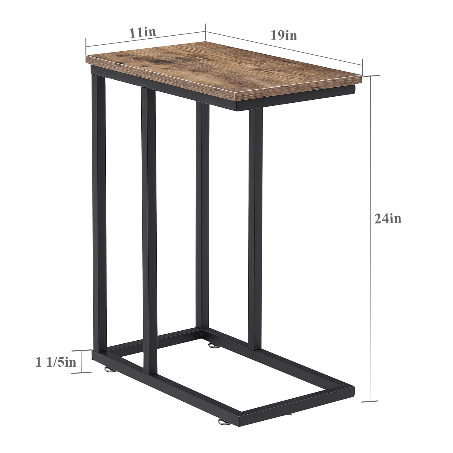 Vecelo LOE-DC-ST01-GRY-A2 End-Tables - View #3