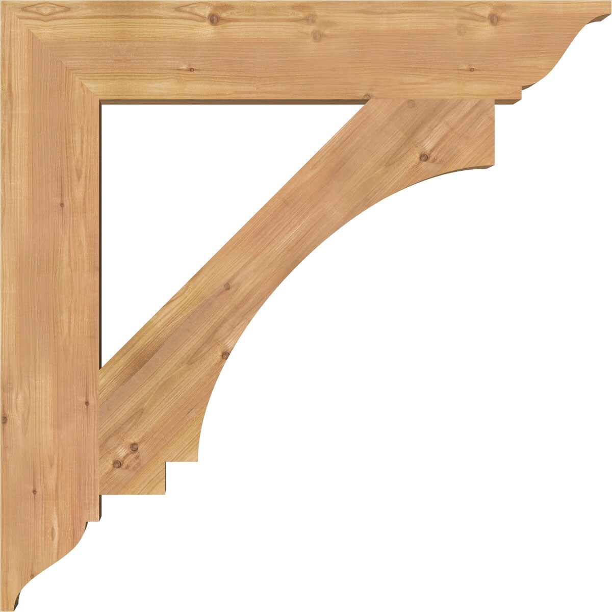 Ekena Millwork BKT06X34X34IMP01SWR Exterior-Brackets-Braces - View #3