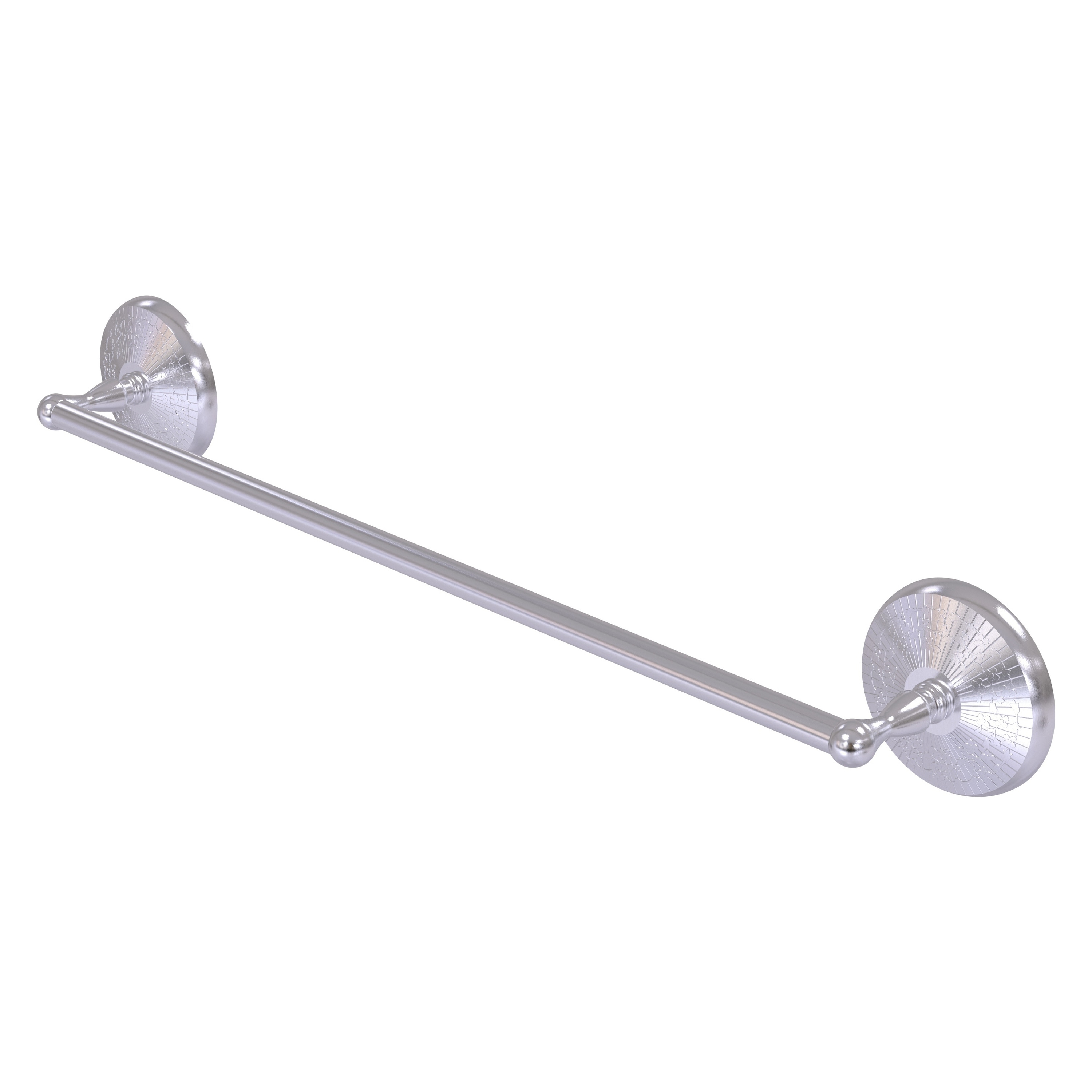 Allied Brass MC-31/30-SCH Monte Carlo 30-in Satin Chrome Wall mount Single Towel Bar