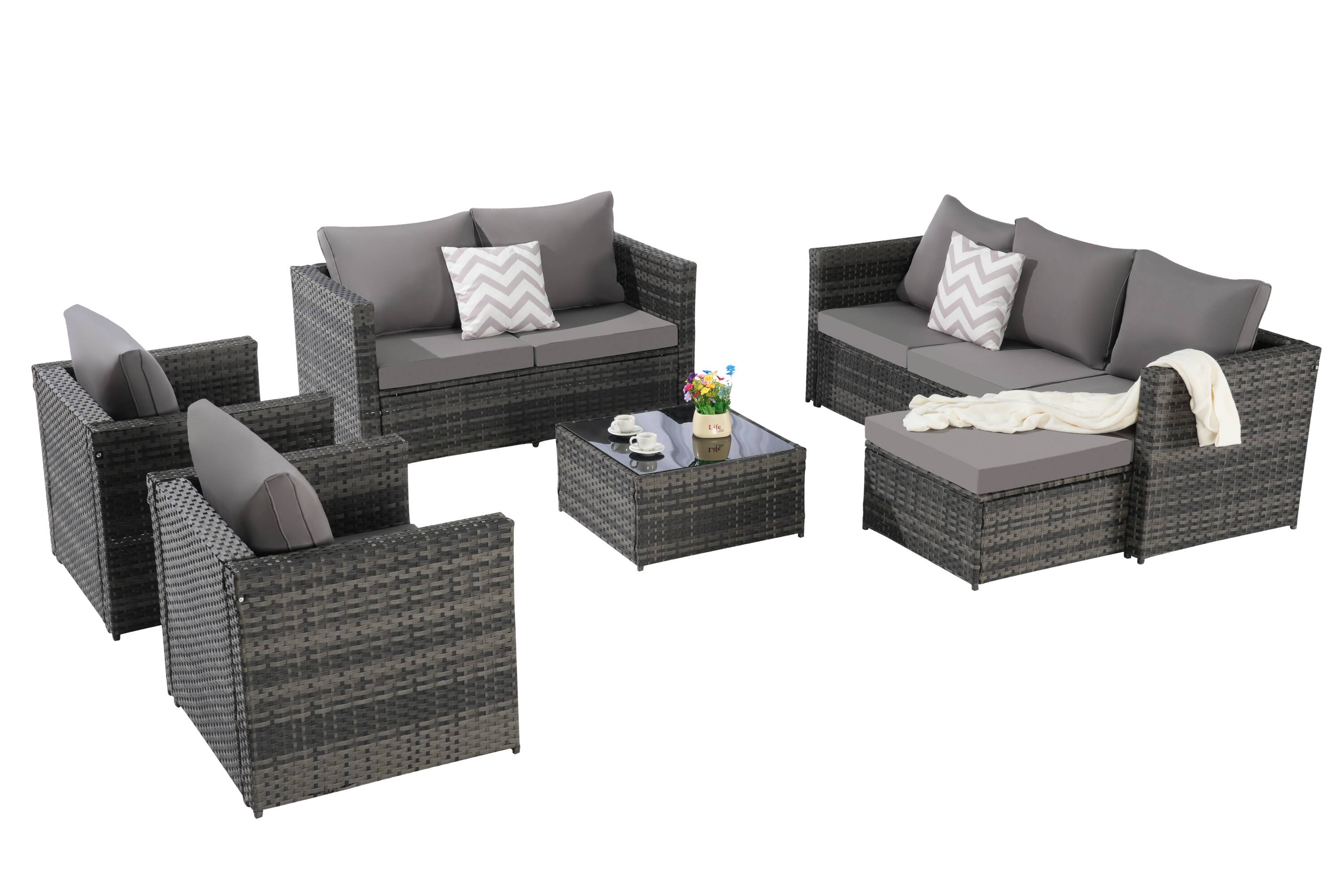 AAZJ TEM-005AAE Patio-Conversation-Sets - View #2