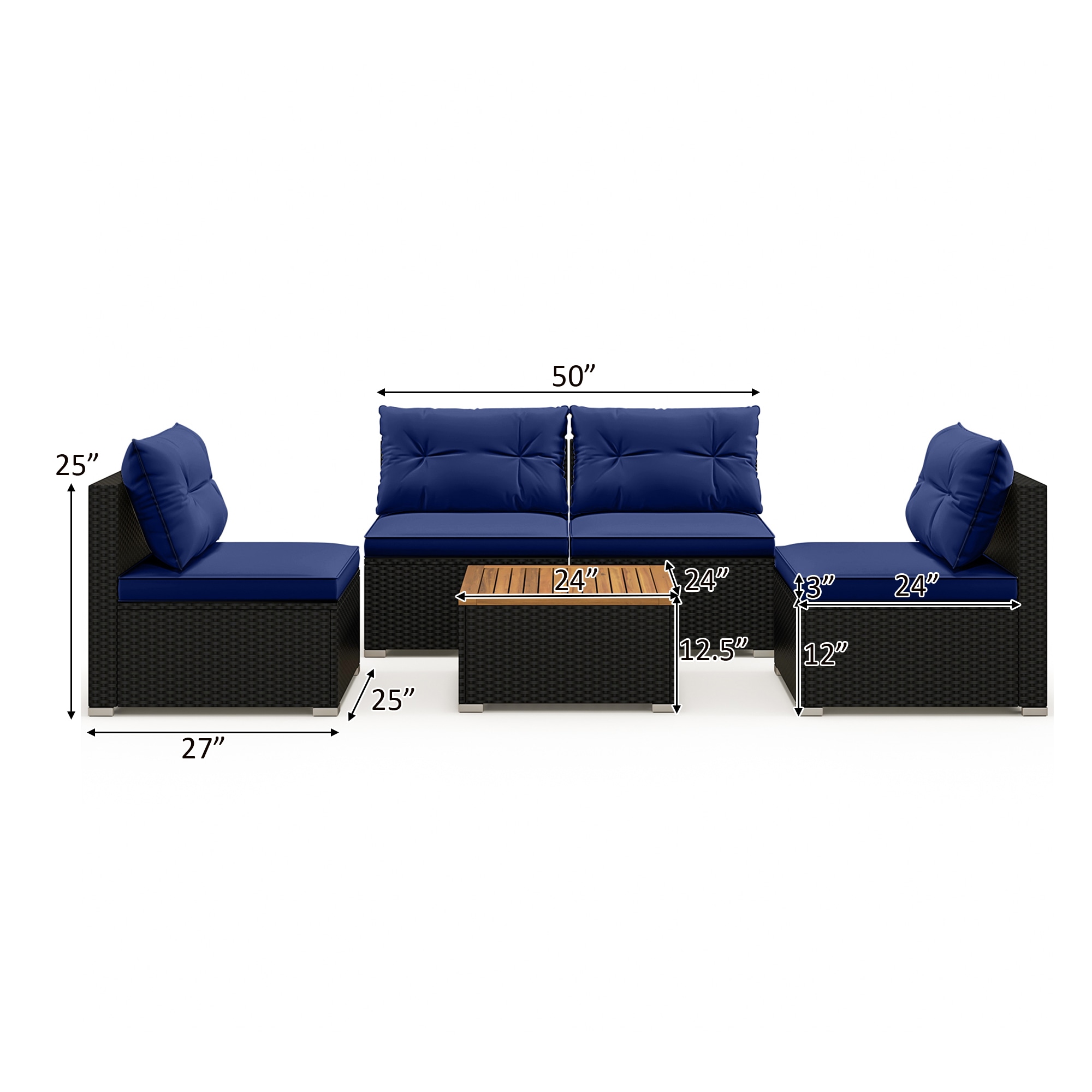 LIVIZA OUJ73007NY Patio-Sofas-Daybeds - View #3