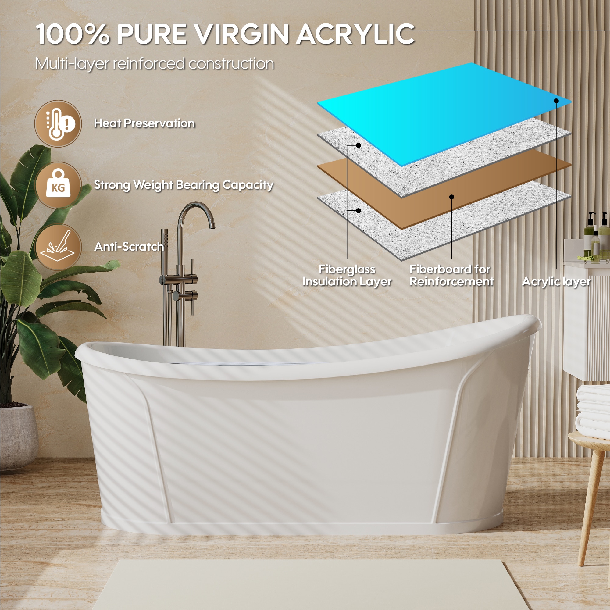 WELLFOR CB-P163600 bathtubs - View #12