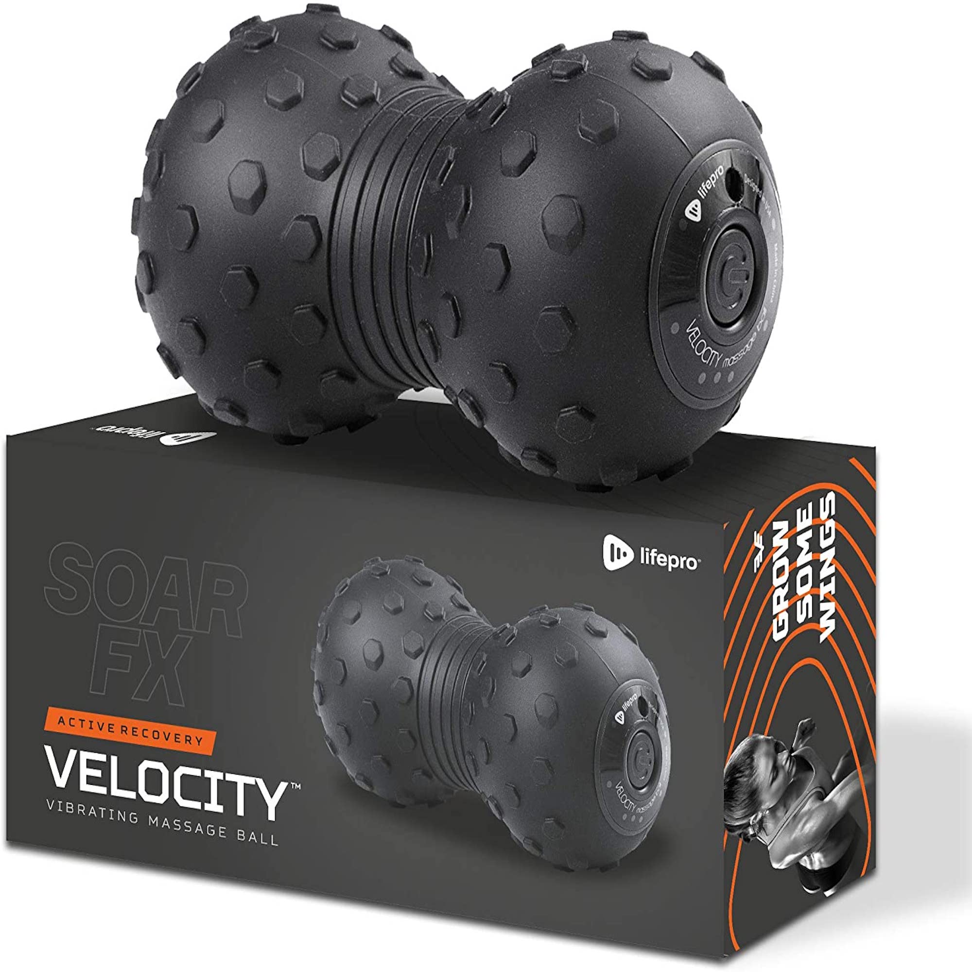 Lifepro Fitness Velocity Vibrating Ball 2 Battery Operated Massage Ball At
