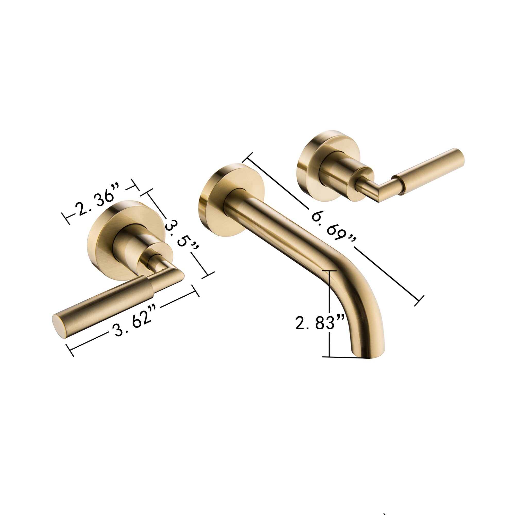 Gold Tap Wall Hook & Knobs