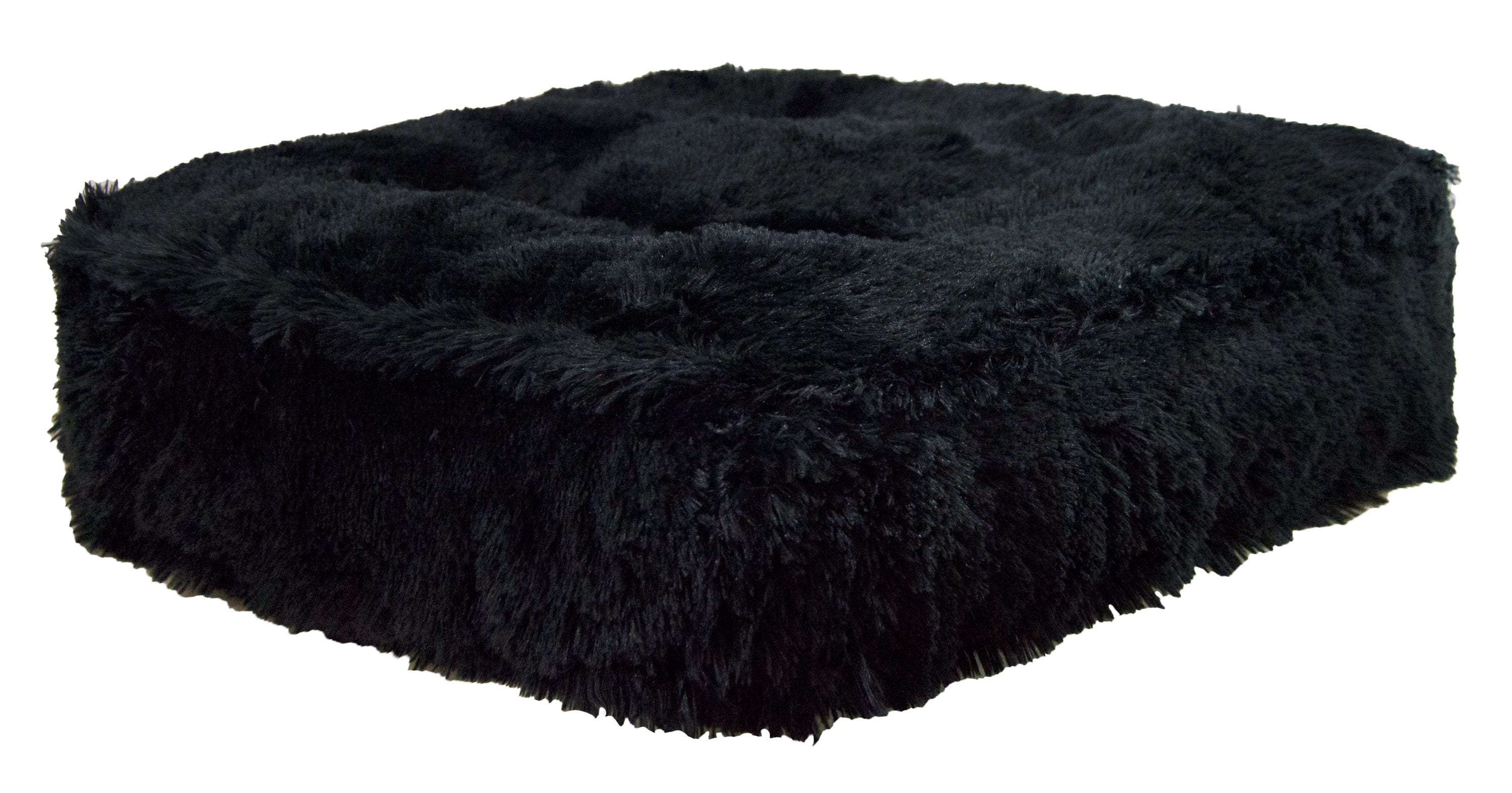 Bessie and Barnie RECT-BKBR-SM Square Black Polyester Pillow ( Small )