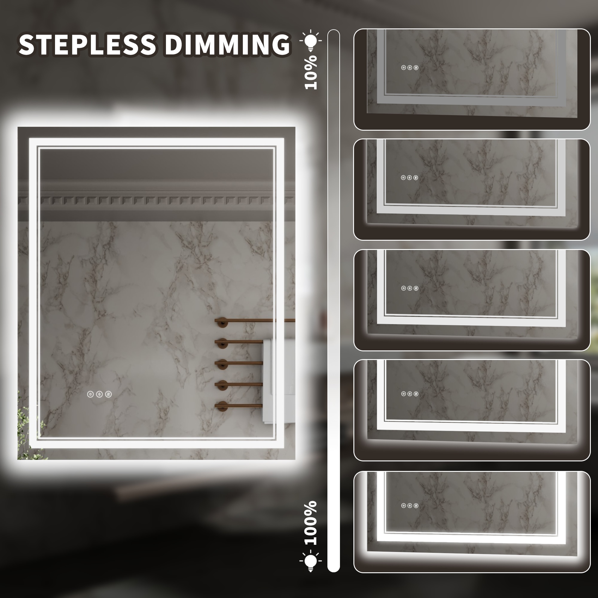 ExBrite TFBM3036 Framed-Bath-Mirrors - View #5