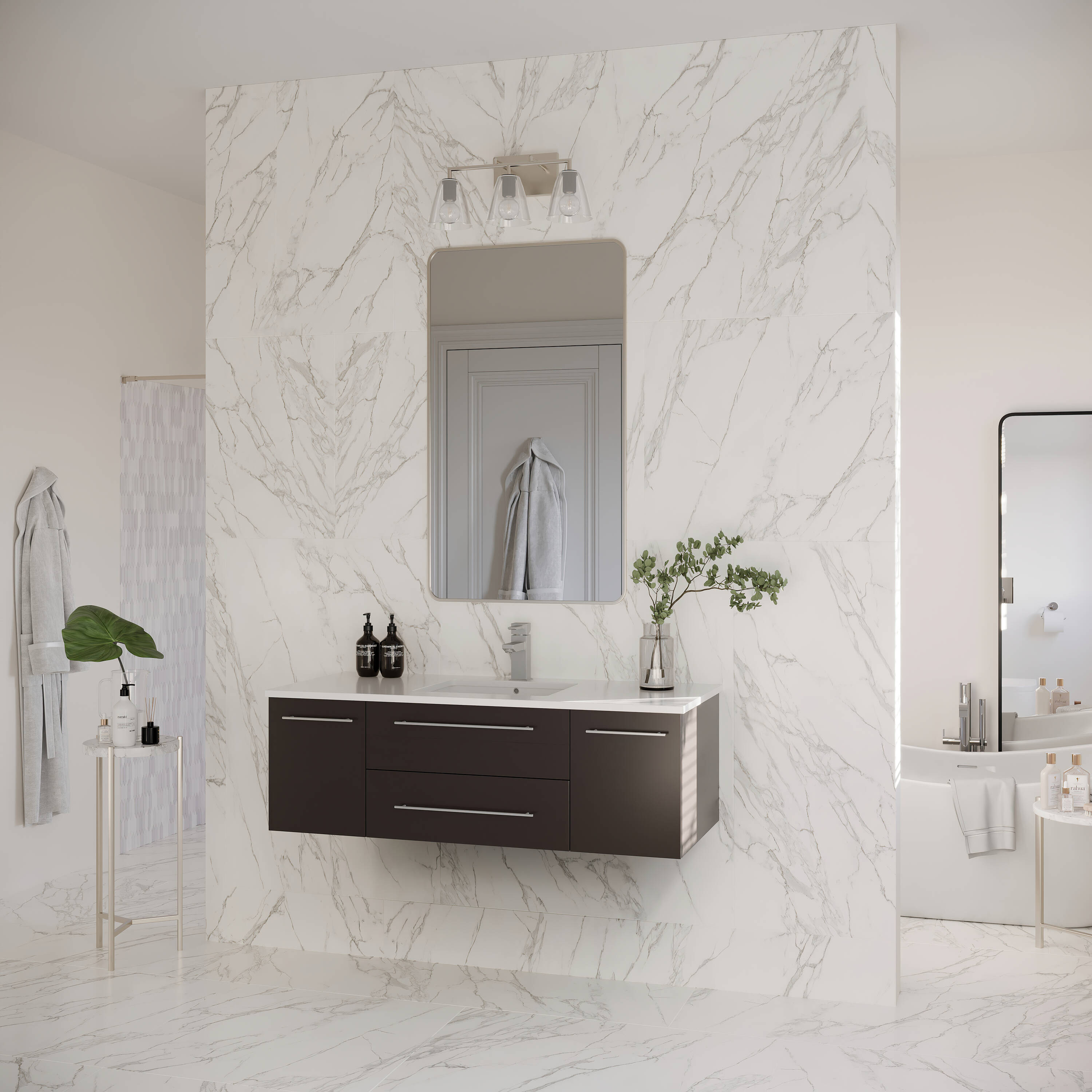 Fresca FCB6148ES-UNS-CWH-U Bath-Vanity-Combo - View #4