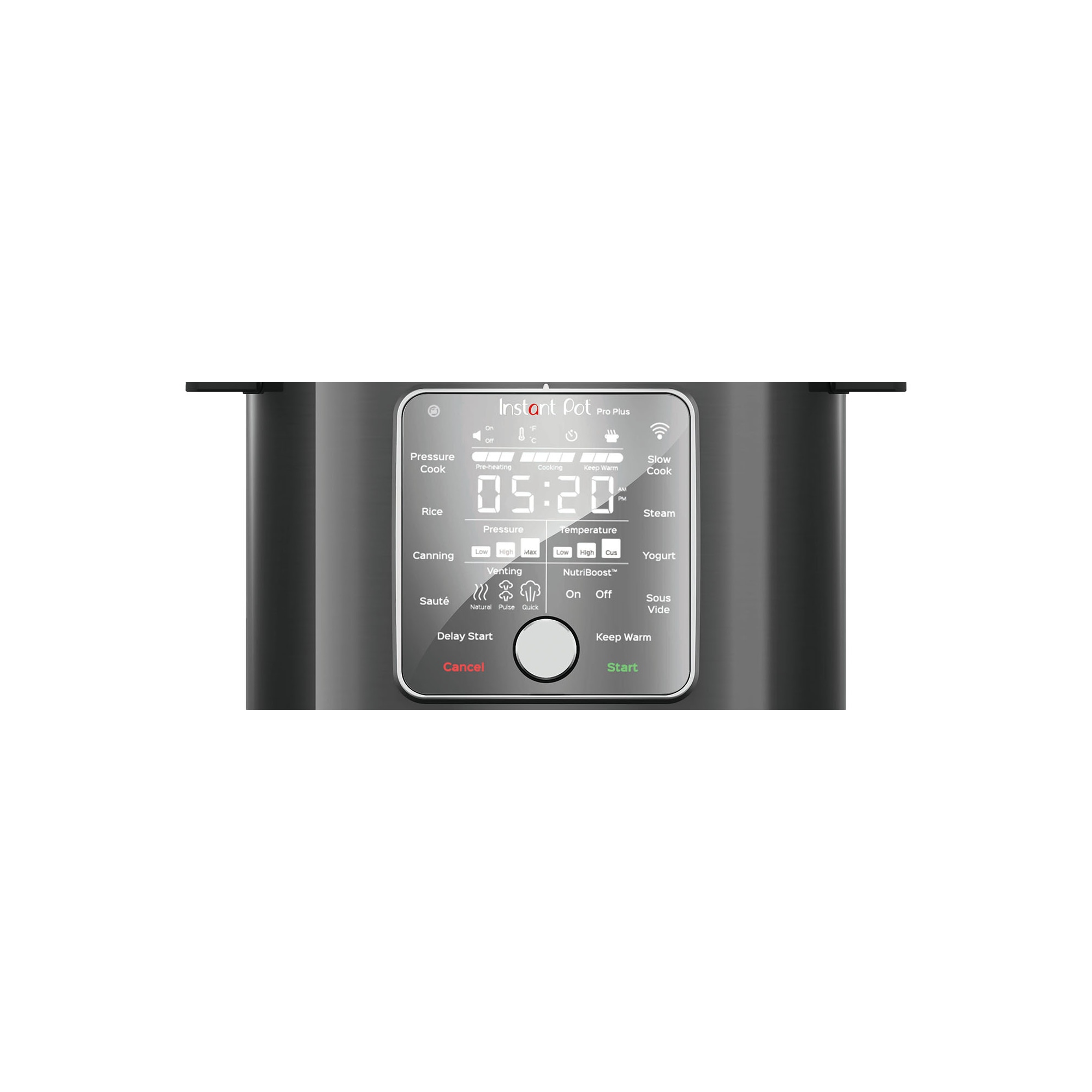 Instant Pot Pro Plus 6 Quart Pressure Cooker - Black (112-0124-01) for sale  online
