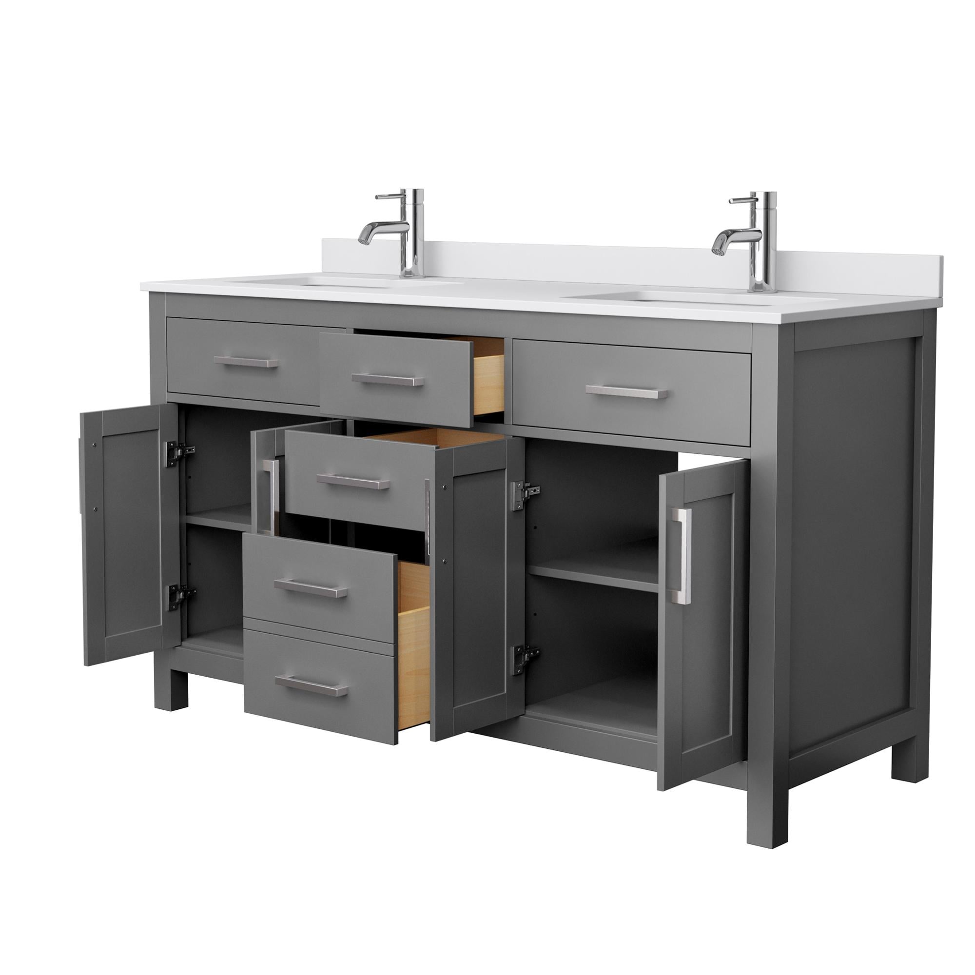 Wyndham Collection WCG242460DKGWCUNSMXX Bath-Vanity-Combo - View #3