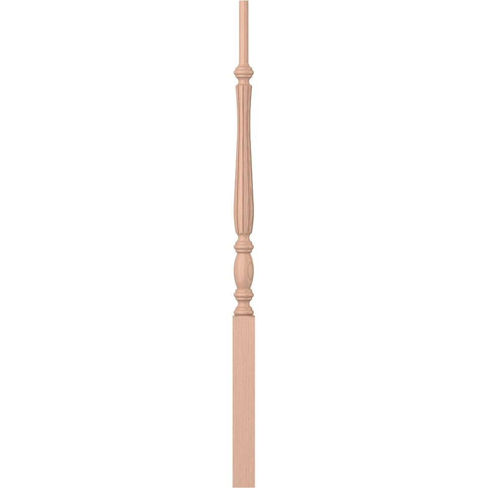 L.J. Smith Stair Systems LJF-2115-HM 38 38-in x 1.75-in Unfinished Hard Maple Pin Top Stair Baluster