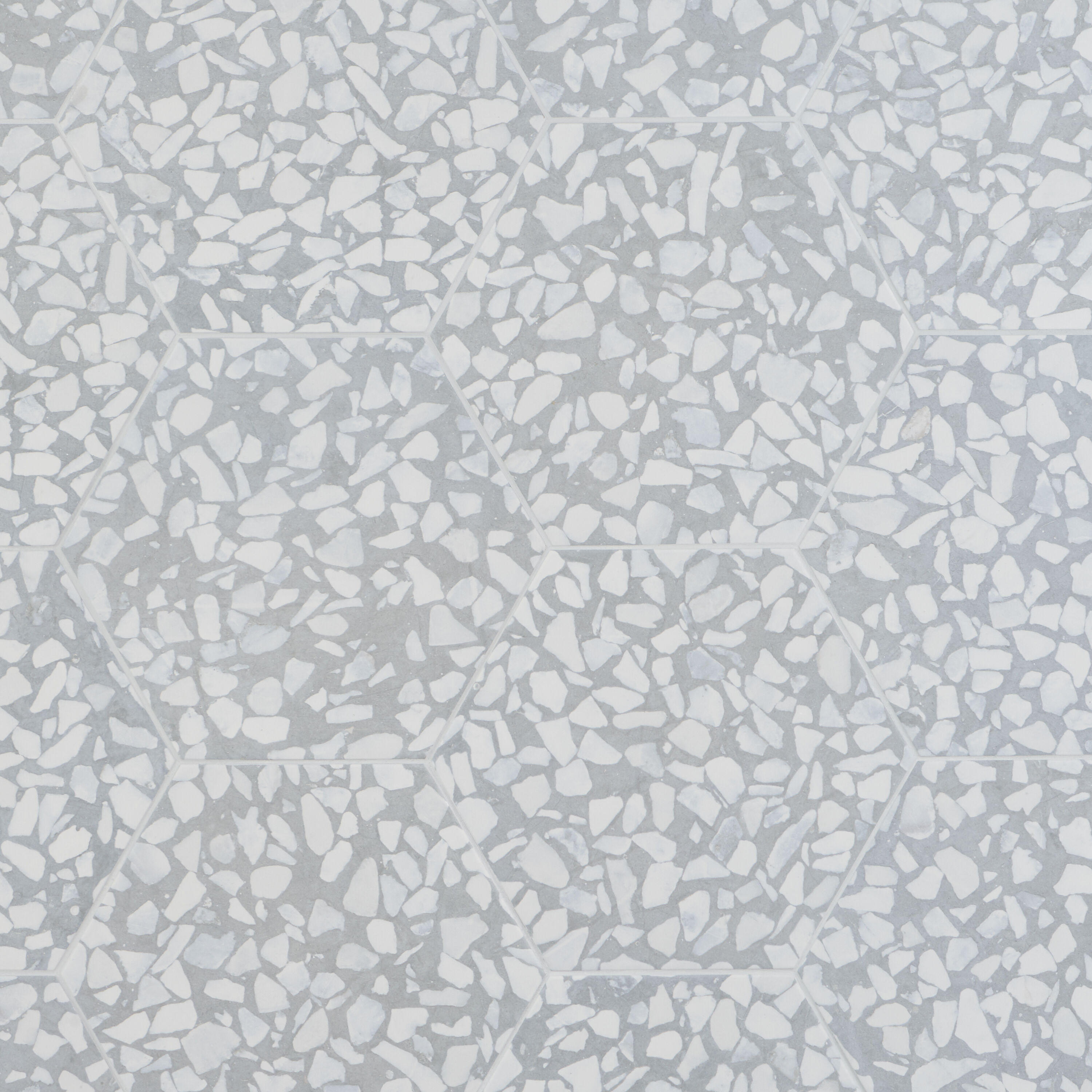 Artmore Tile EXT3RD106055 Sample- Molten Hex Azulio 9-in x 9-in Matte Porcelain Hexagon Floor and Wall Tile