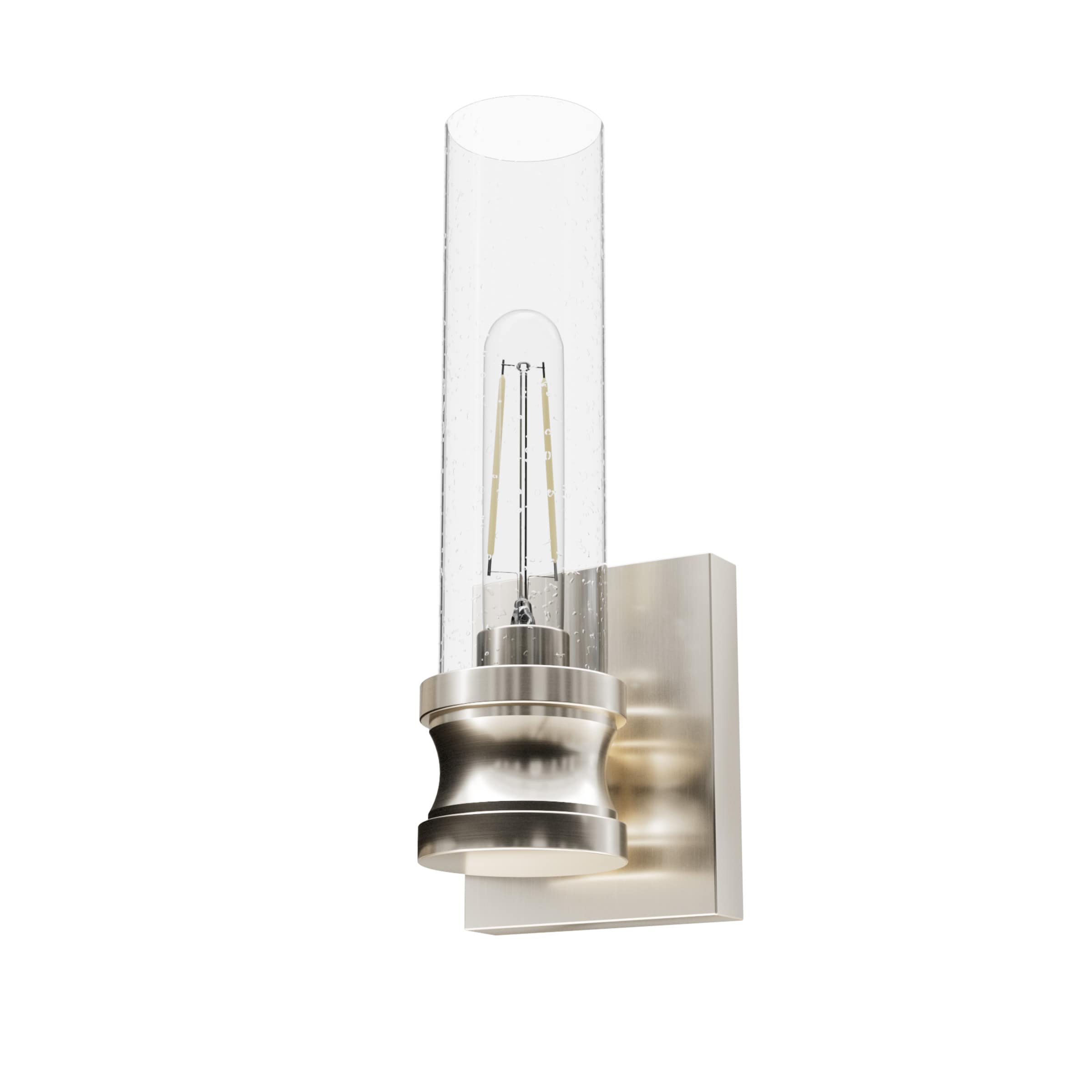 Hunter 19905 Lenlock 1 -Light Brushed Nickel Modern/contemporary