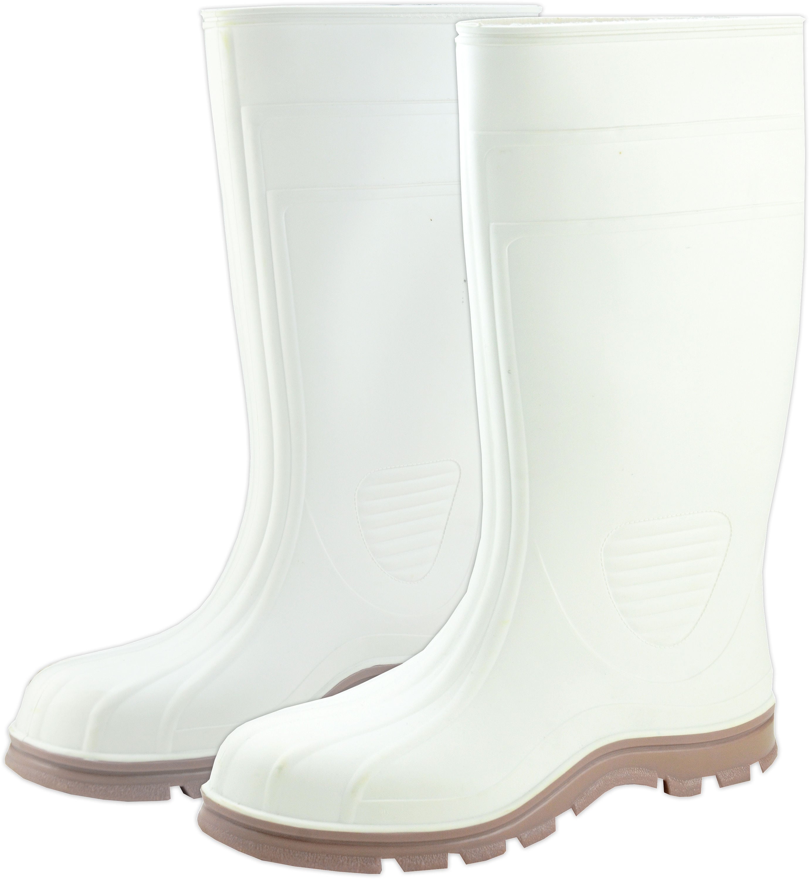 West Chester Mens White Waterproof Rubber Boots Size: 11 Medium in the  Footwear department at