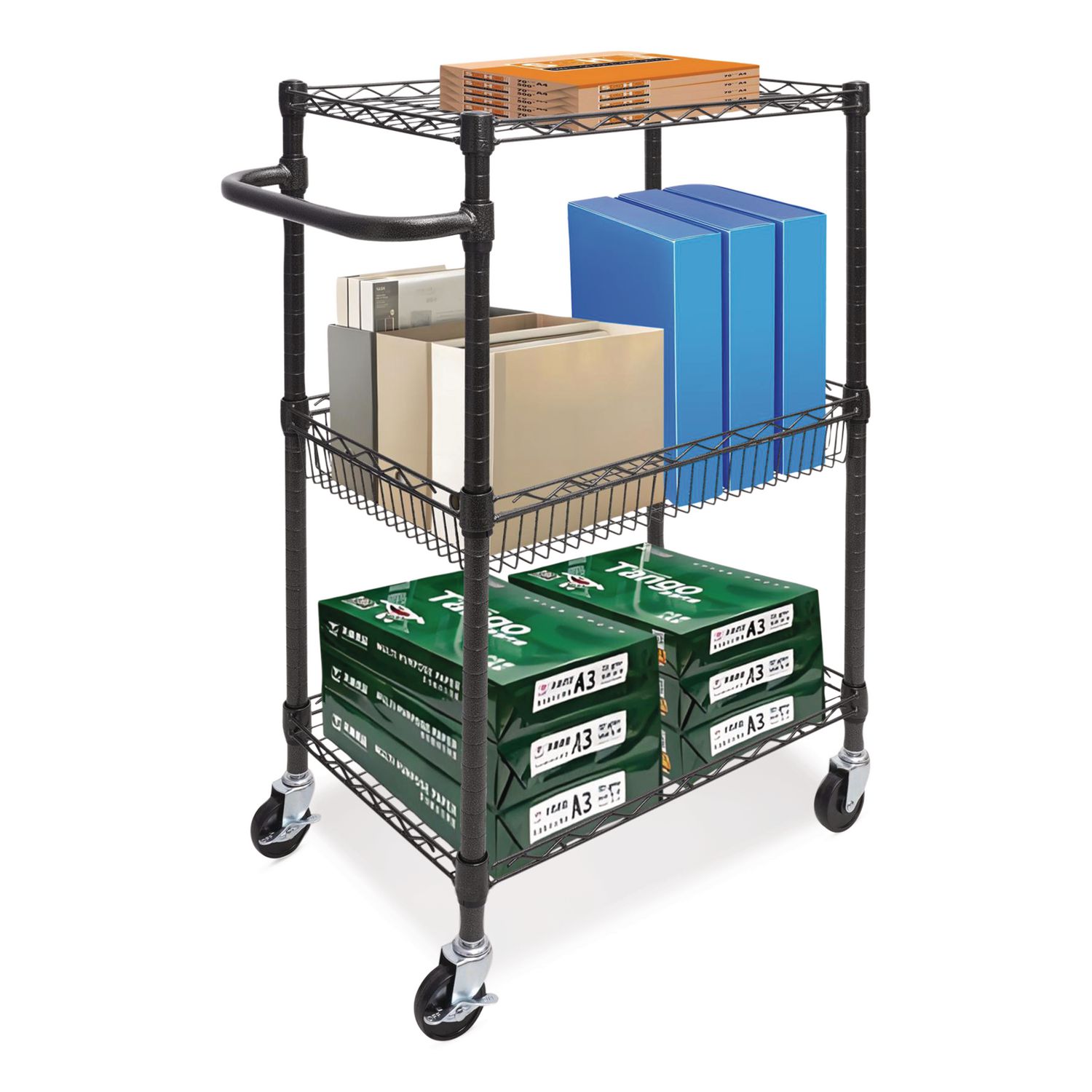 Alera ALESW342416BA Janitorial-Carts - View #4