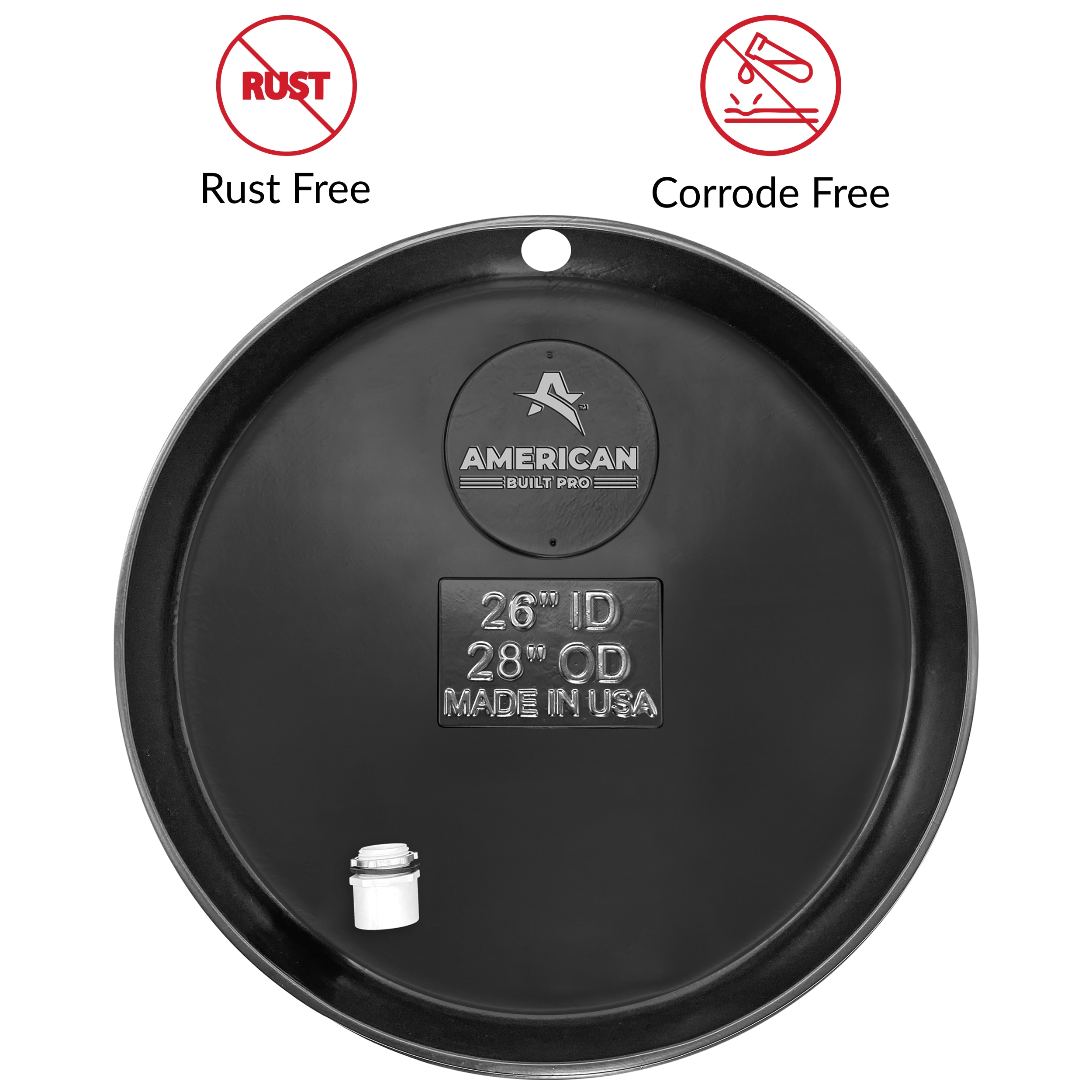 American Built Pro WHP26-DRL  P10 Water-Heater-Drain-Pans - View #6