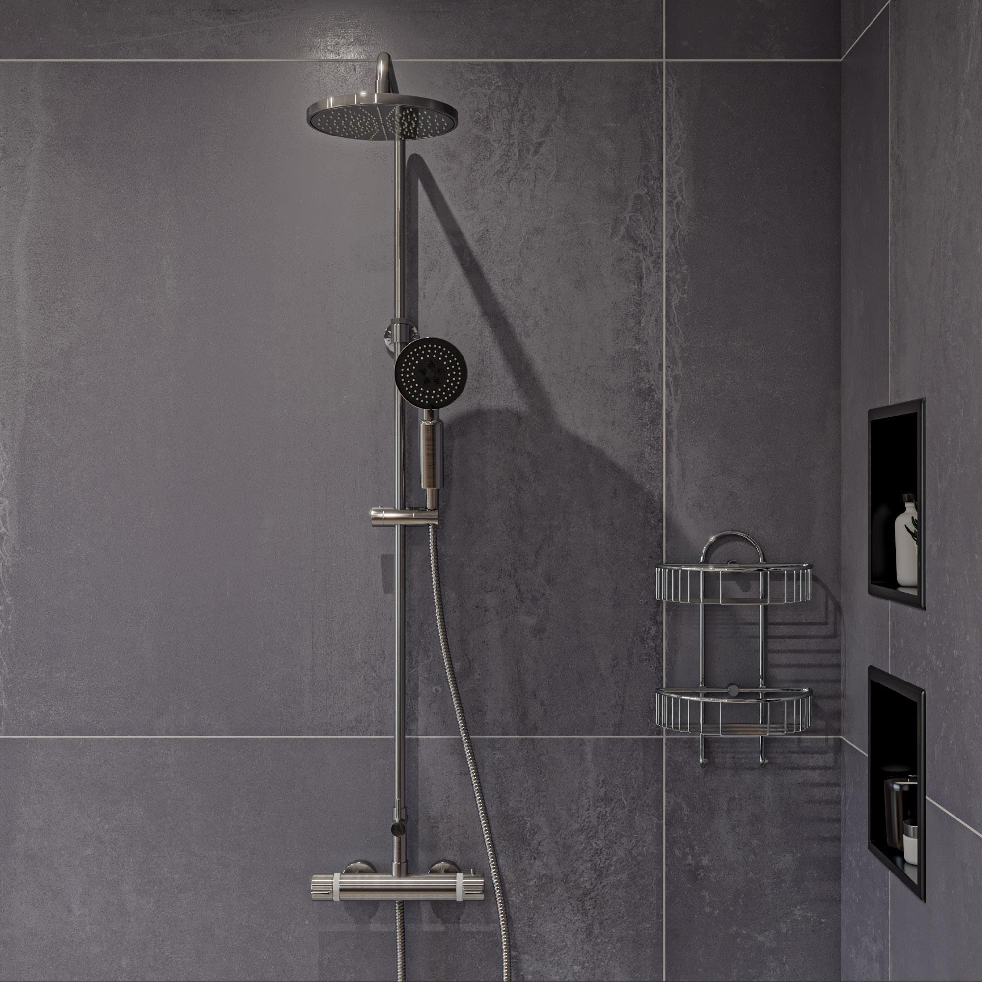 ALFI AB2867-BN Showerhead-Bar-Panels - View #2