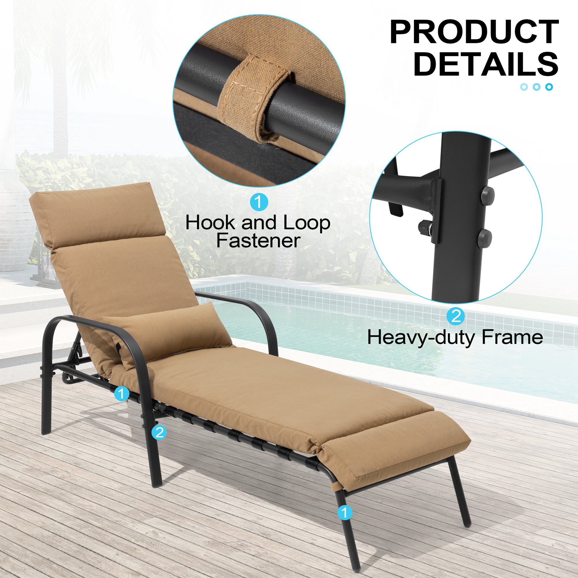 Crestlive Products CL-LG015TAN Patio-Chairs - View #5