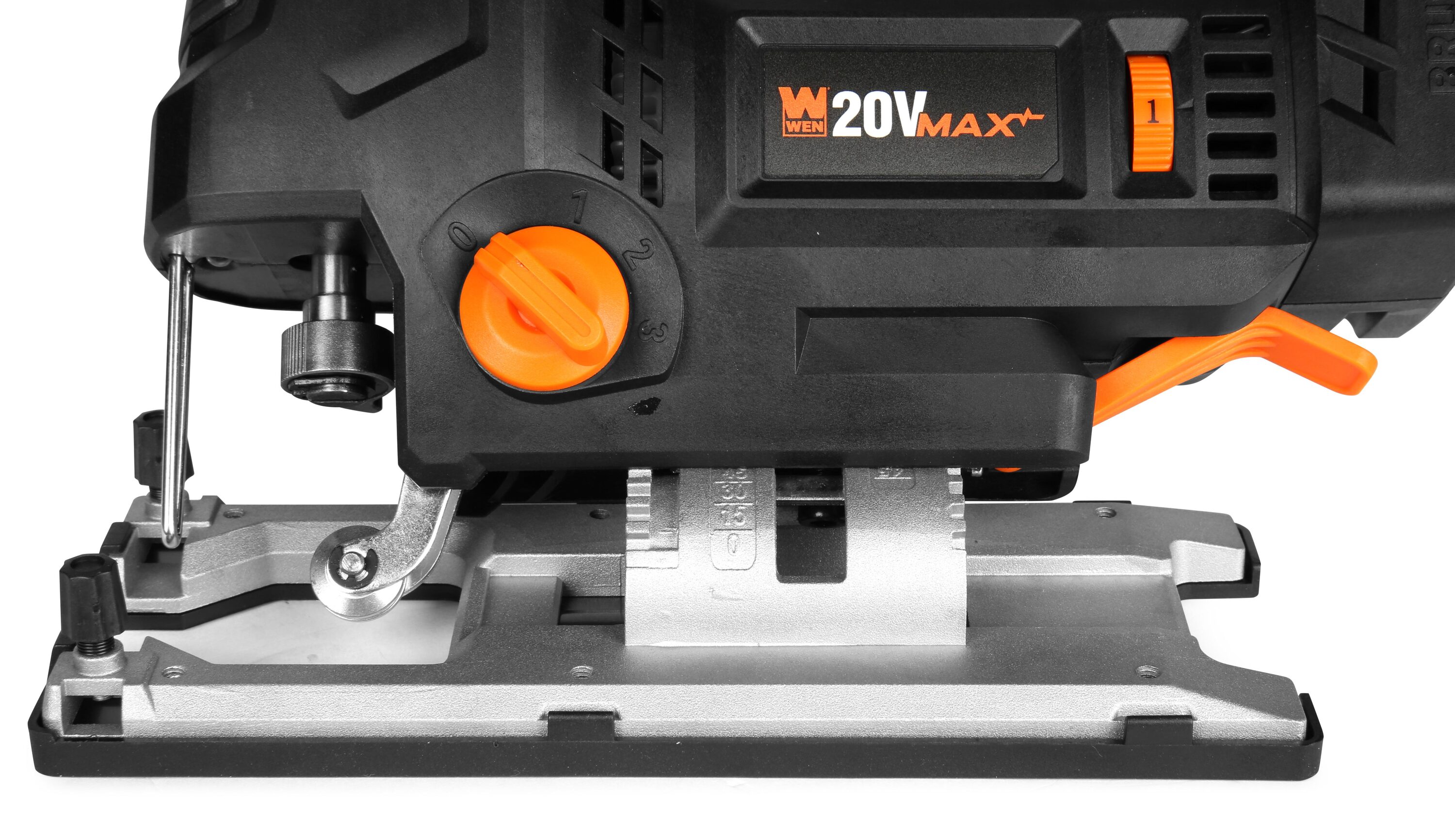 WEN 20-Volt Max Cordless Jigsaw with 2.0 Ah Lithium-Ion Battery and Charger